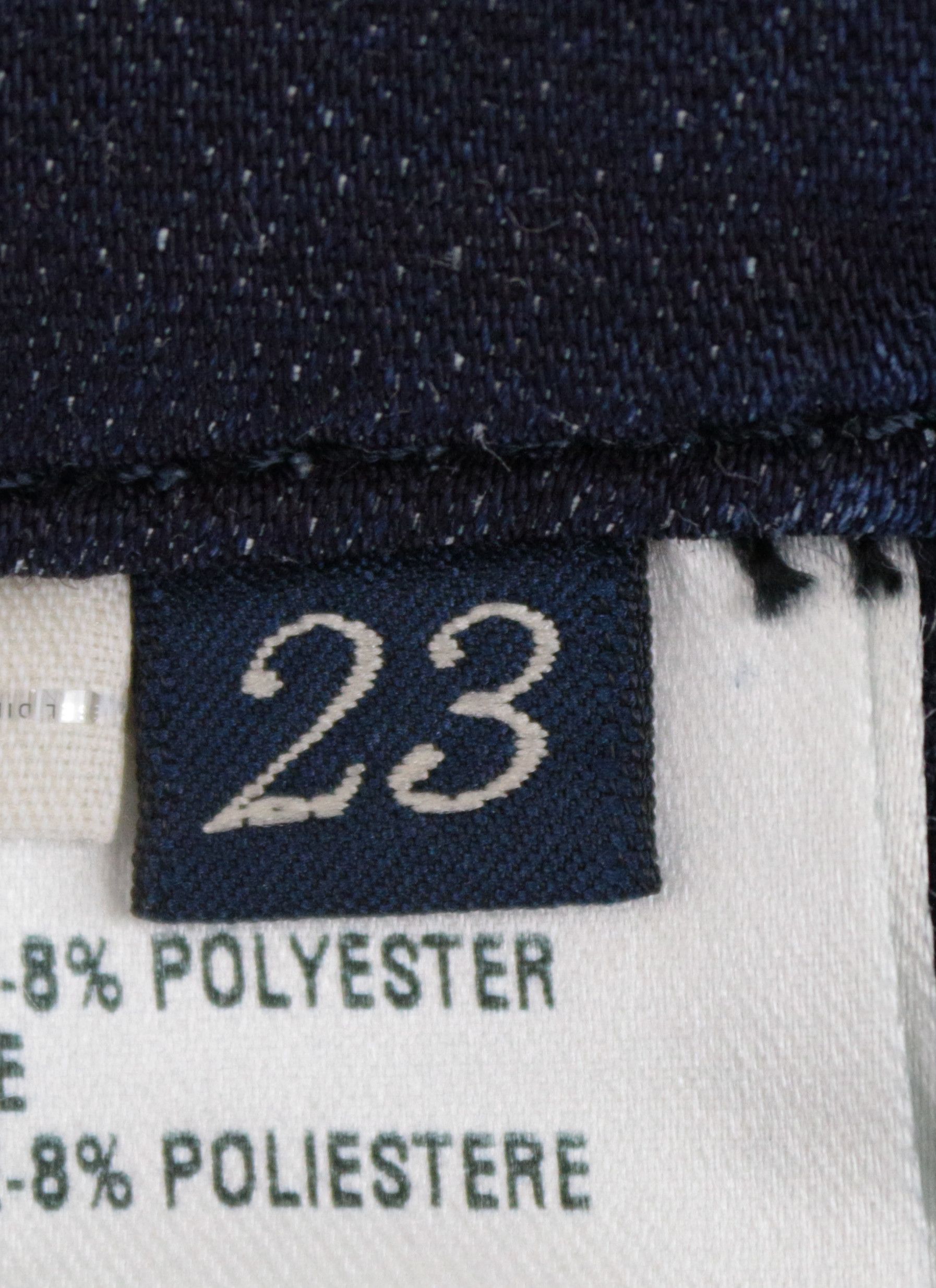 Diesel GRUPEE-NE 0674Y W23 Slim Cotton Stretch Blue Jeans 64967 Size 23" - 6 Thumbnail