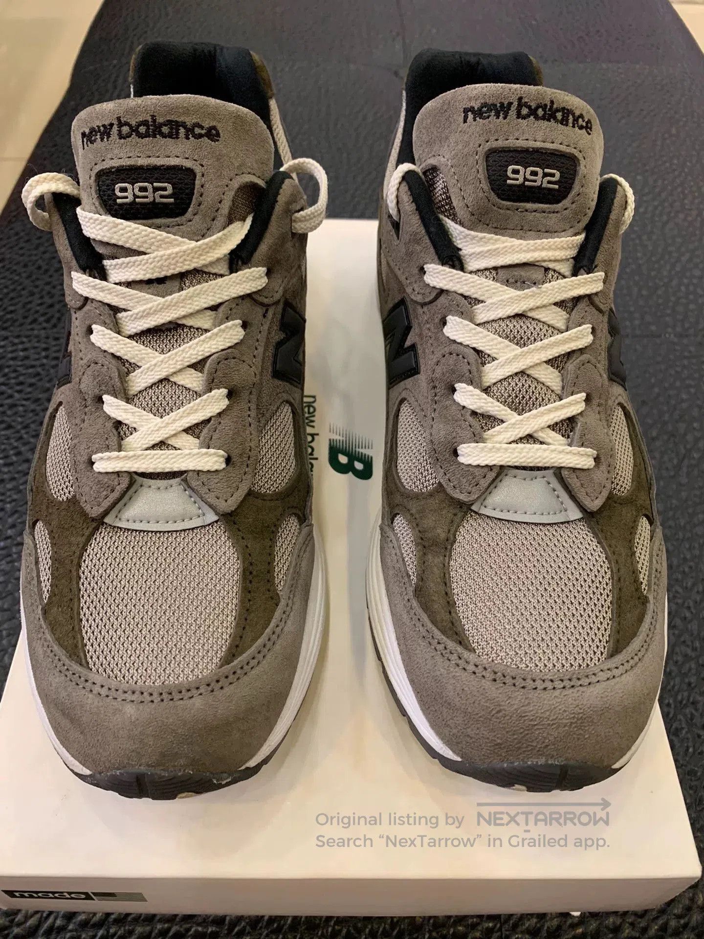 jjjjound × new balance nb 992 retro sneakers.