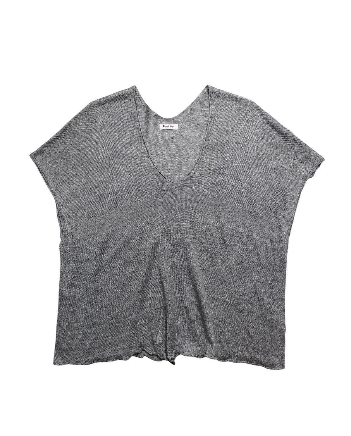 Issey Miyake SS2012 PLANTATION DESIGNED BY ISSEY MIYAKE V NECK PONCHO Size US XL / EU 56 / 4 - 1 Thumbnail