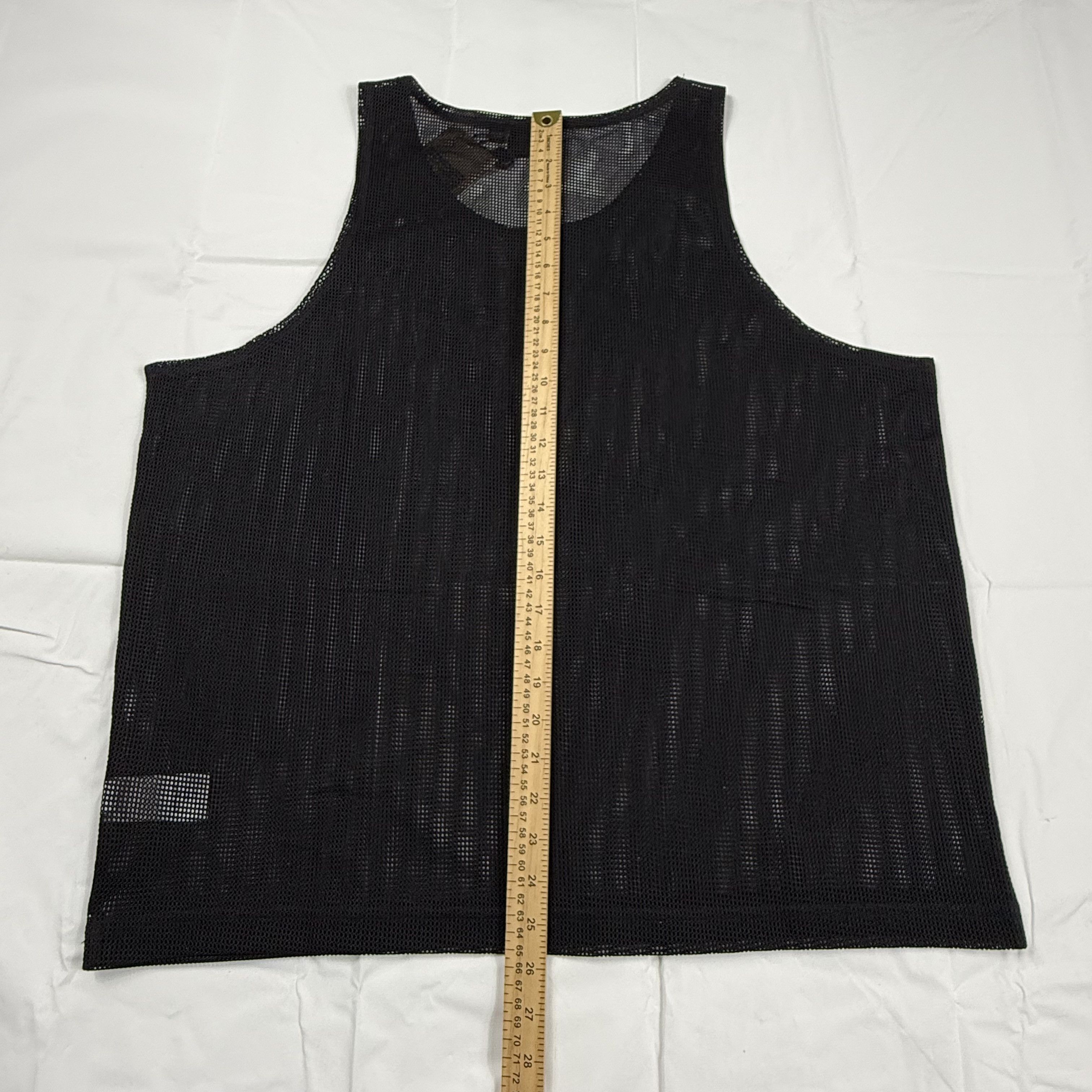 Stussy x Denim Tears DT Mesh Tank Top Black Graphic - www