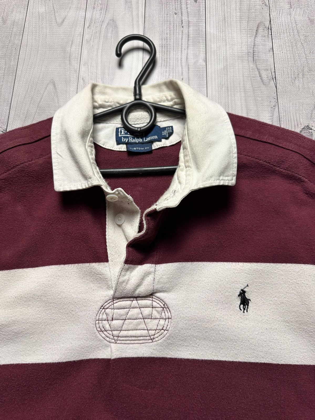 Other Vintage Polo Ralph Lauren striped rugby jersey size XL rare Size US XL / EU 56 / 4 - 3 Thumbnail