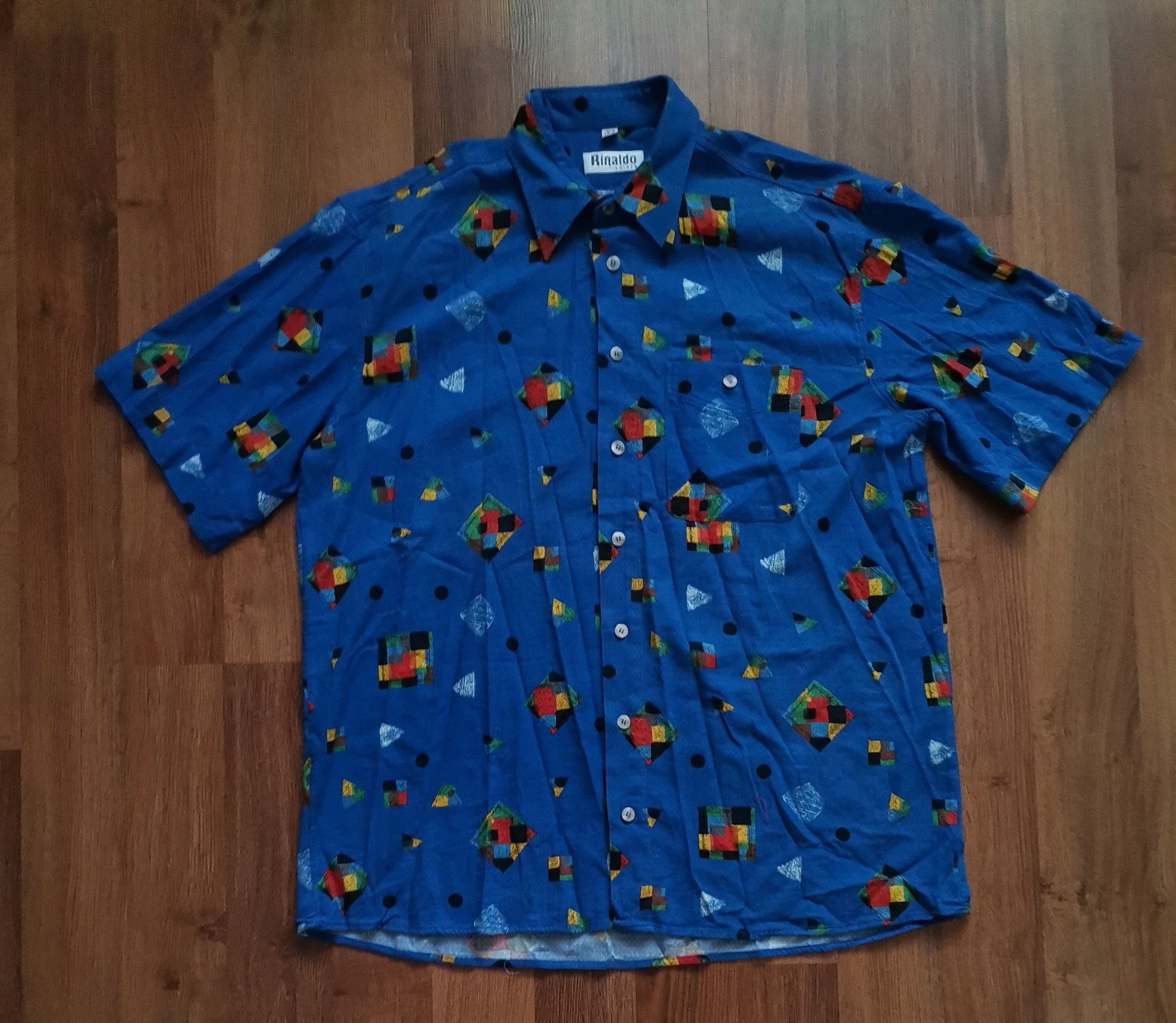 Vintage Vintage Rinaldo Shirt Size US XL / EU 56 / 4 - 1 Thumbnail