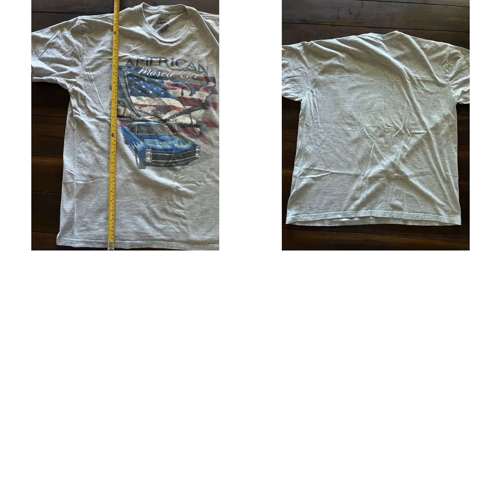 Vintage american muscle car tshirt us flag mens xl Size US XL / EU 56 / 4 - 8 Thumbnail