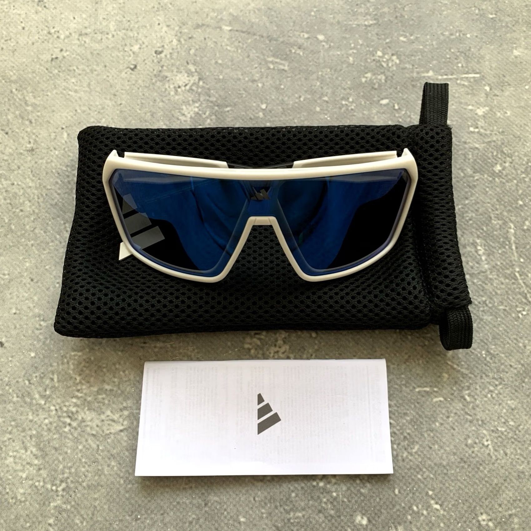 Adidas ADIDAS SPORT SUNGLASSES SP0108 WHITE UNISEX 142mm JK9734 Size ONE SIZE - 3 Thumbnail