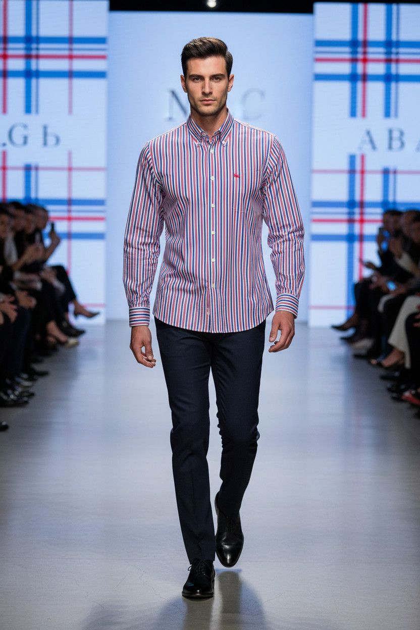Burberry 🔥 Burberry multicolored striped shirt size xl Size US XL / EU 56 / 4 - 2 Thumbnail