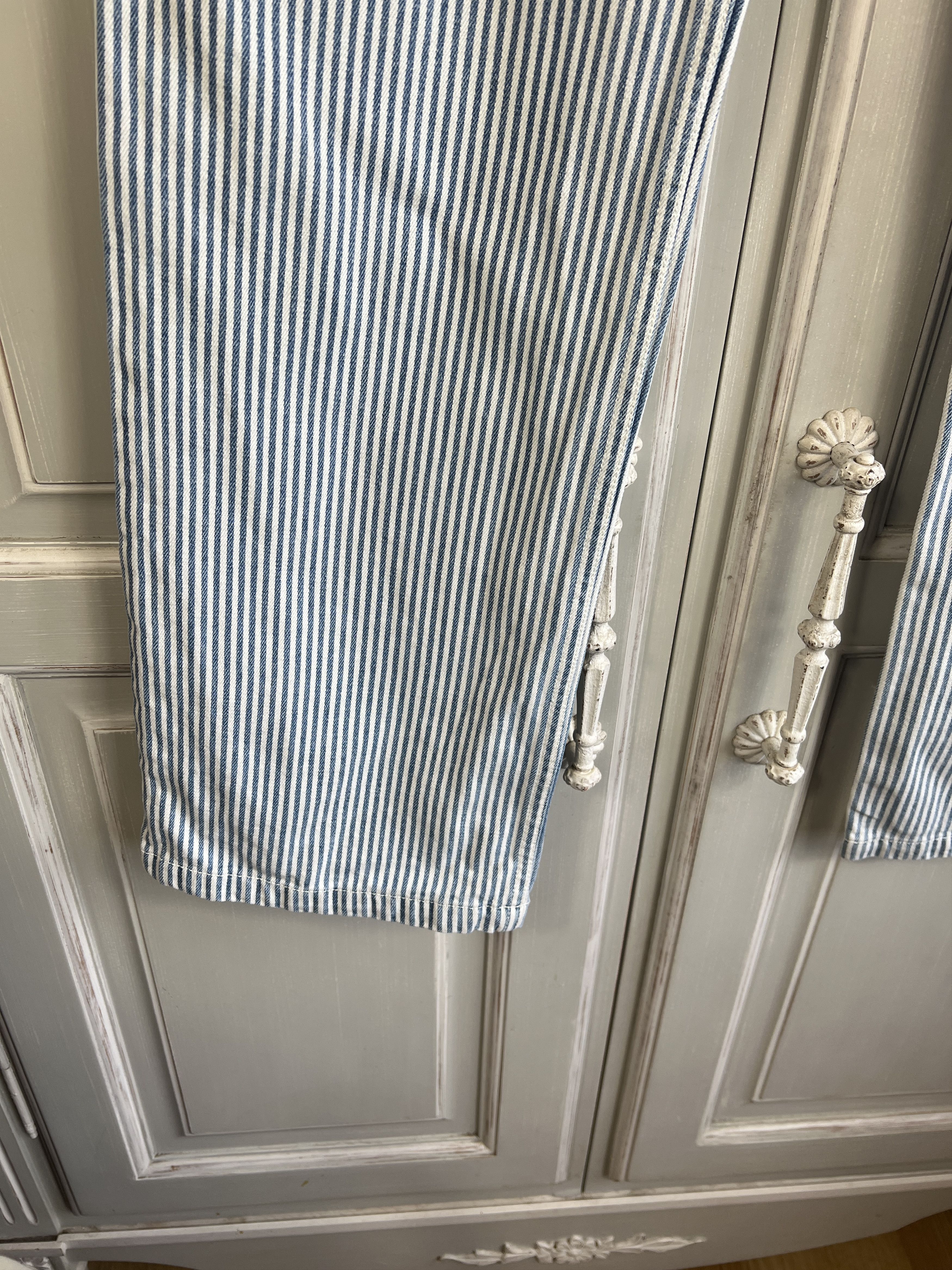 Vintage VINTAGE AVANTGARDE CRAZY STRIPED JEANS DENIM 90S Size US 32 / EU 48 - 4 Thumbnail