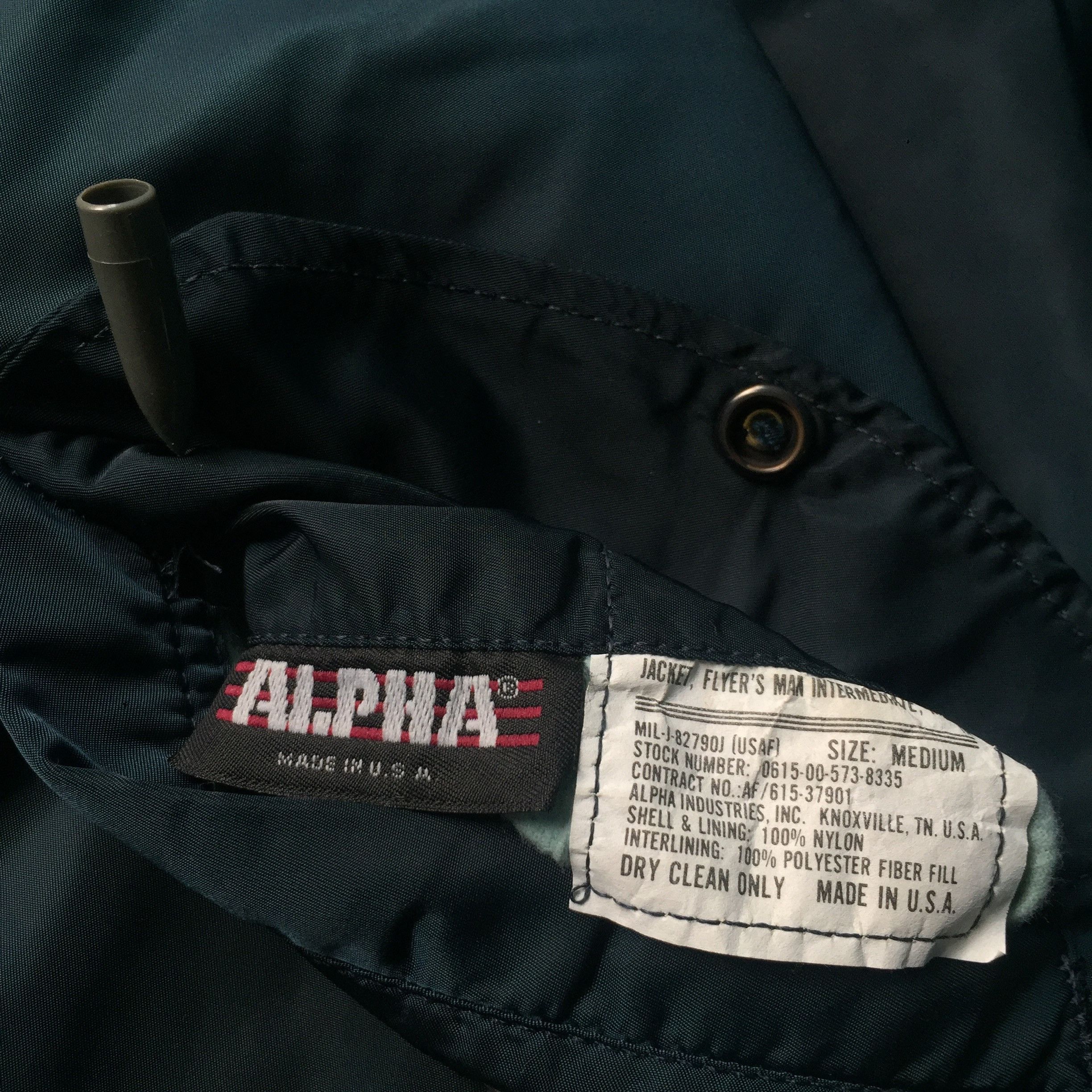 Alpha Industries 90s Alpha Industries MA-1 Bomber Jacket Size US M / EU 48-50 / 2 - 4 Thumbnail