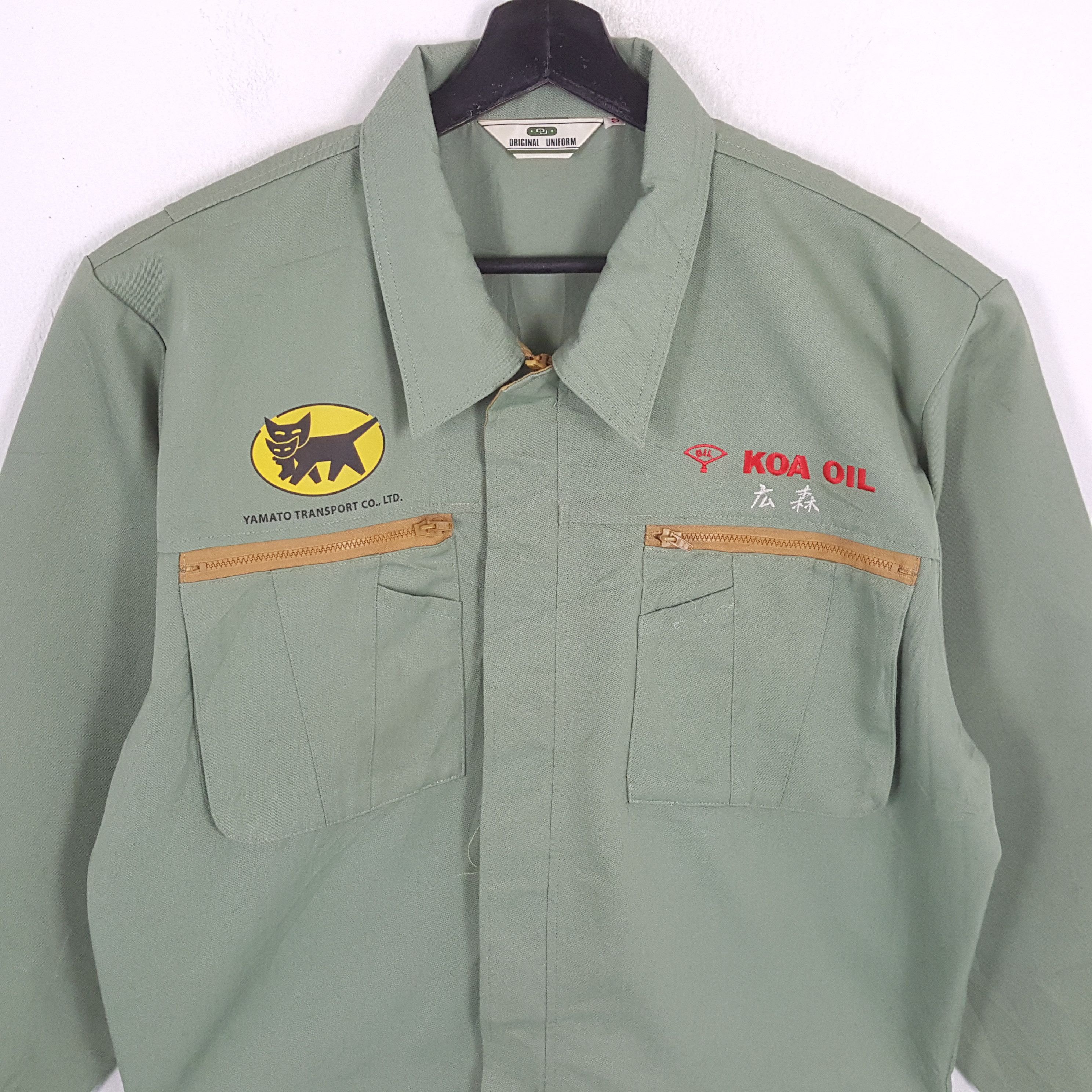 Japanese Brand × Vintage YAMATO TRANSPORT Japanese Workwear Custom Art Jacket Size US L / EU 52-54 / 3 - 4 Thumbnail
