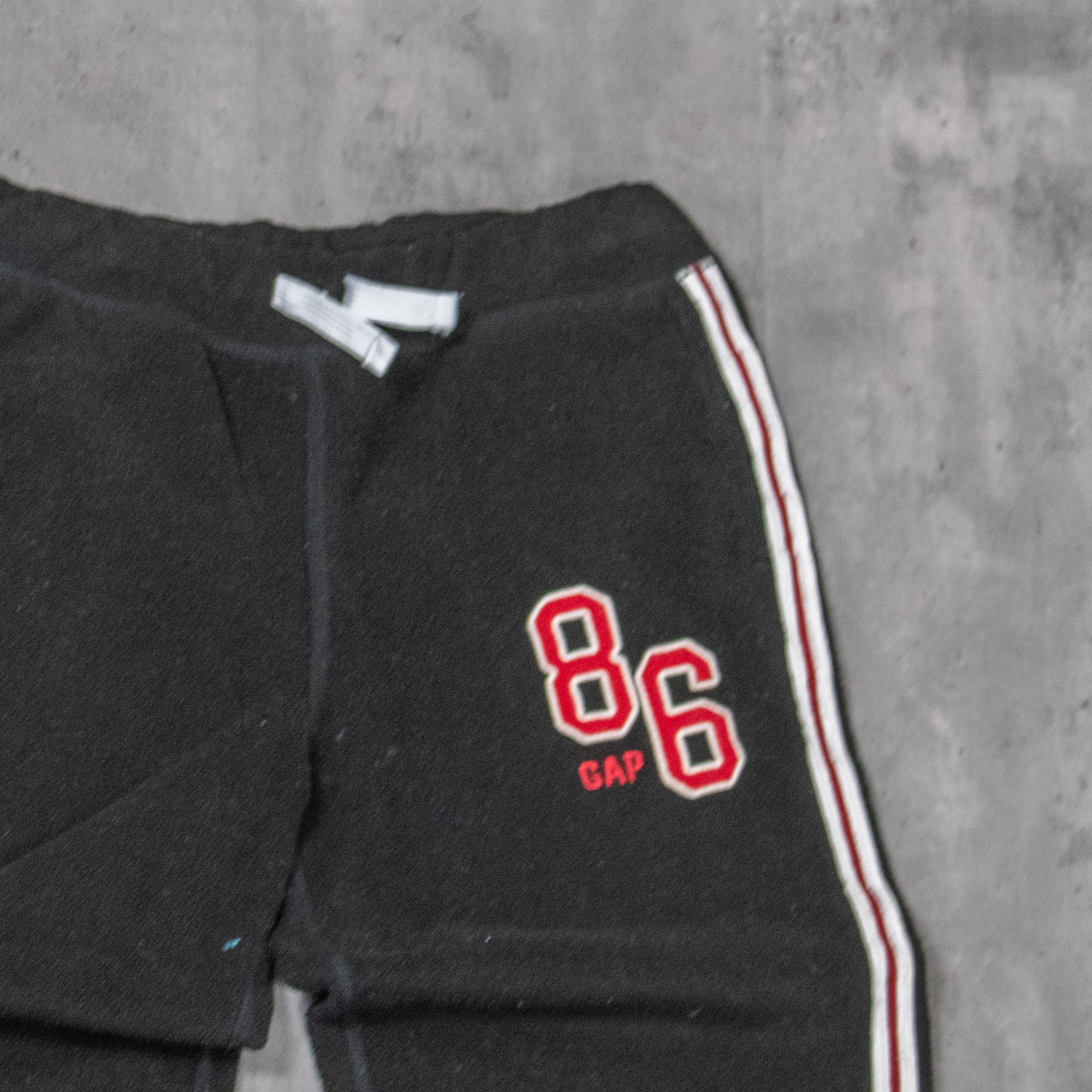 Gap Y2K 2000's Gap Baggy Relax Wide Legged Black Fleece Pant's Size US 28 / EU 44 - 7 Thumbnail