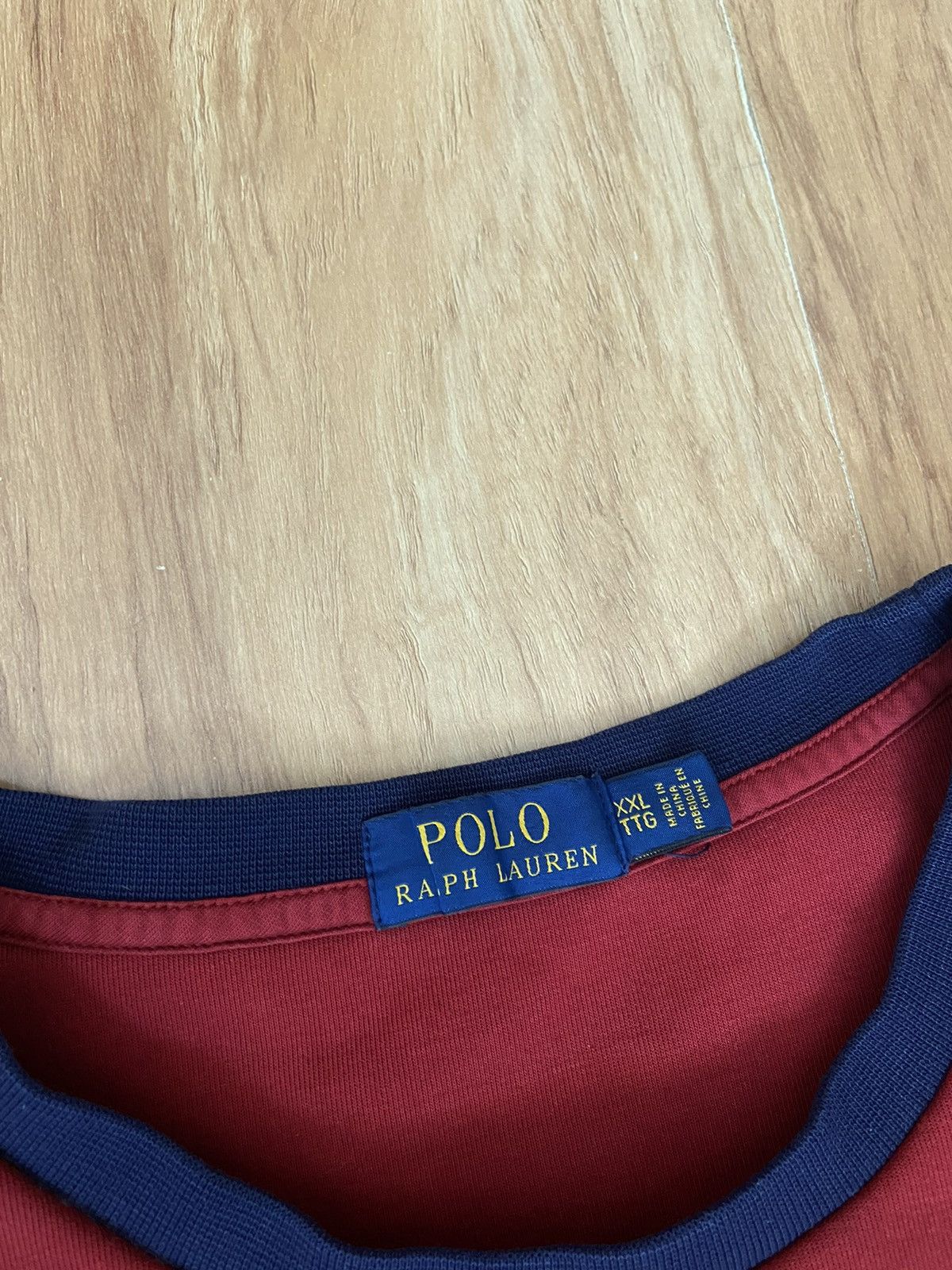 Polo Ralph Lauren Polo Ralph Lauren Colorblock Crewneck Sweatshirt USA Flag Size US XXL / EU 58 / 5 - 9 Thumbnail
