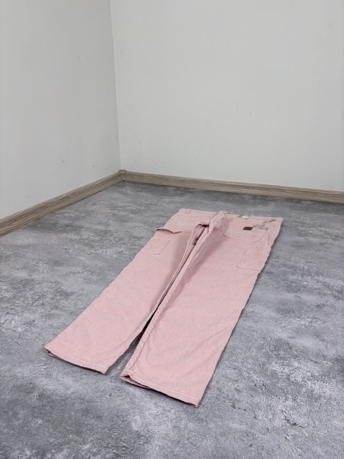Carhartt Wip Carhartt WIP W’ Endeavor Pants NWT Carpenter Pink/White Size 29" - 11 Thumbnail