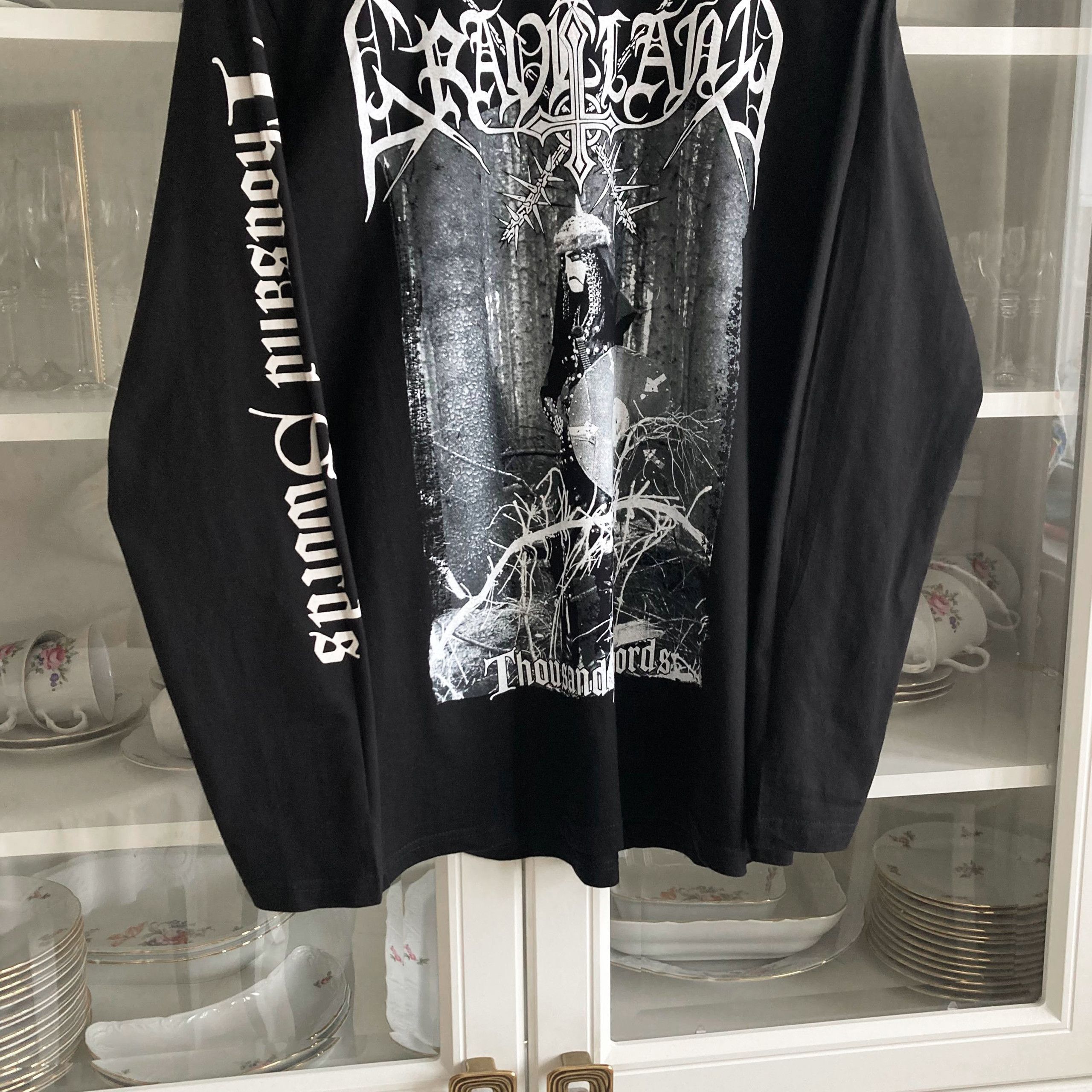 Band Tees Long Sleeve Graveland - Thousand Swords - Black metal Size US XL / EU 56 / 4 - 3 Thumbnail