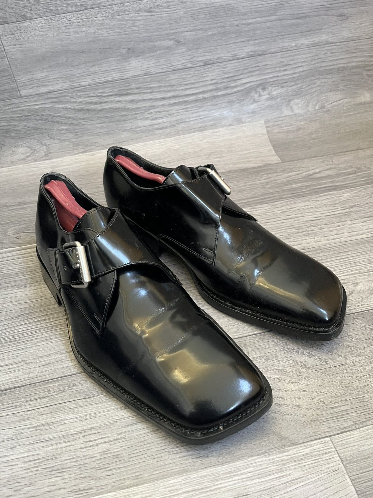 Balenciaga Balenciaga square toe derby single monk strap sz 41 Size US 8 / EU 41 - 8 Thumbnail