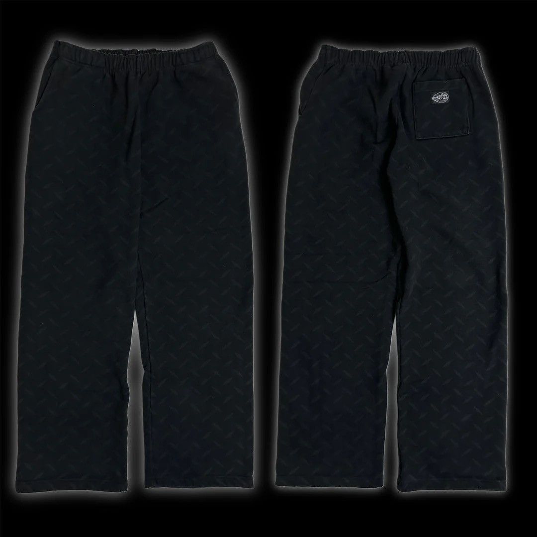 Billy Hill 2023 billy hill diamond plate sweatpants black no cuff new Size US 36 / EU 52 - 1 Thumbnail