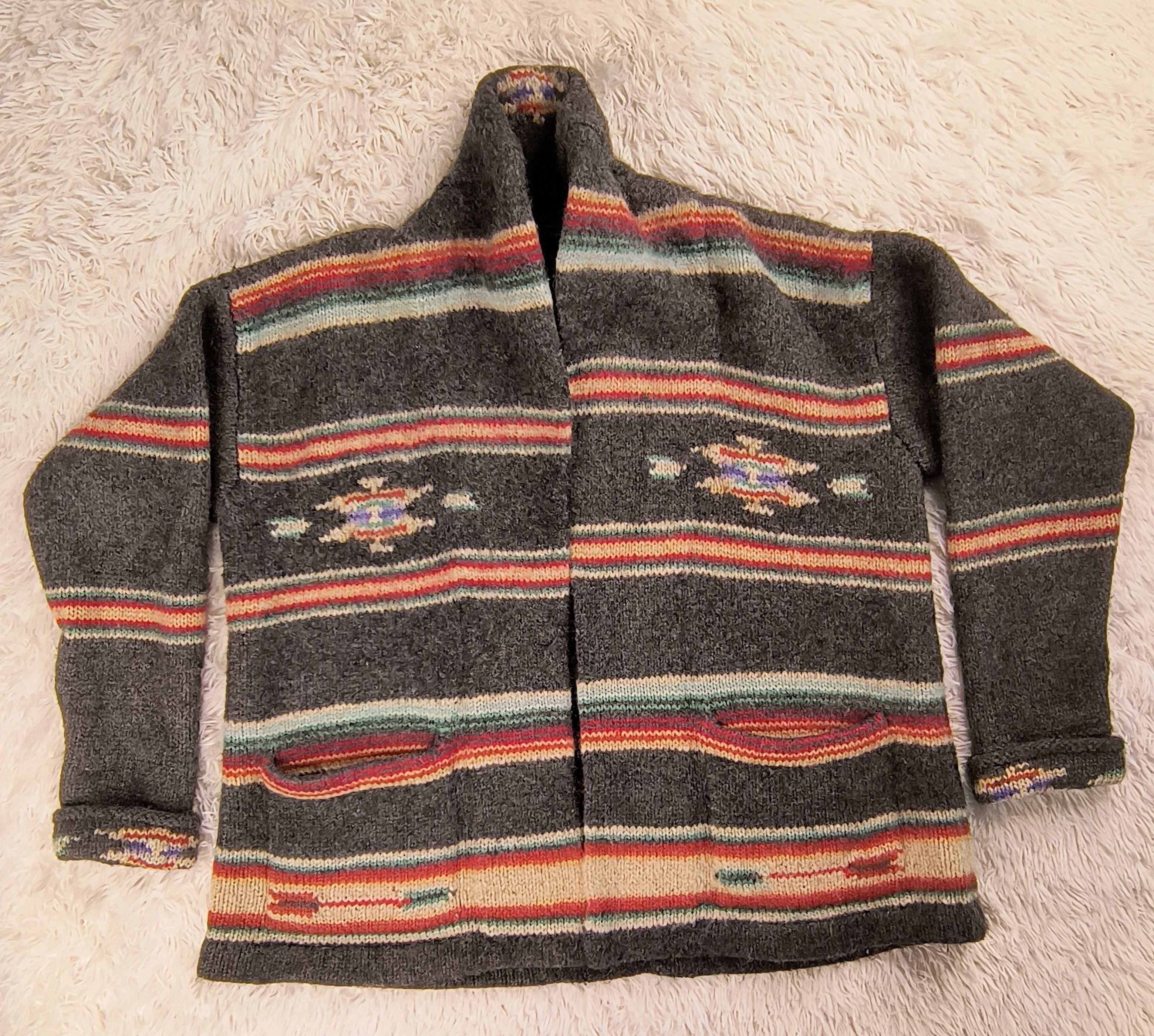 Lauren Ralph Lauren Vintage Lauren hand knit by Ralph Lauren 100% wool coat Size S / US 4 / IT 40 - 3 Thumbnail