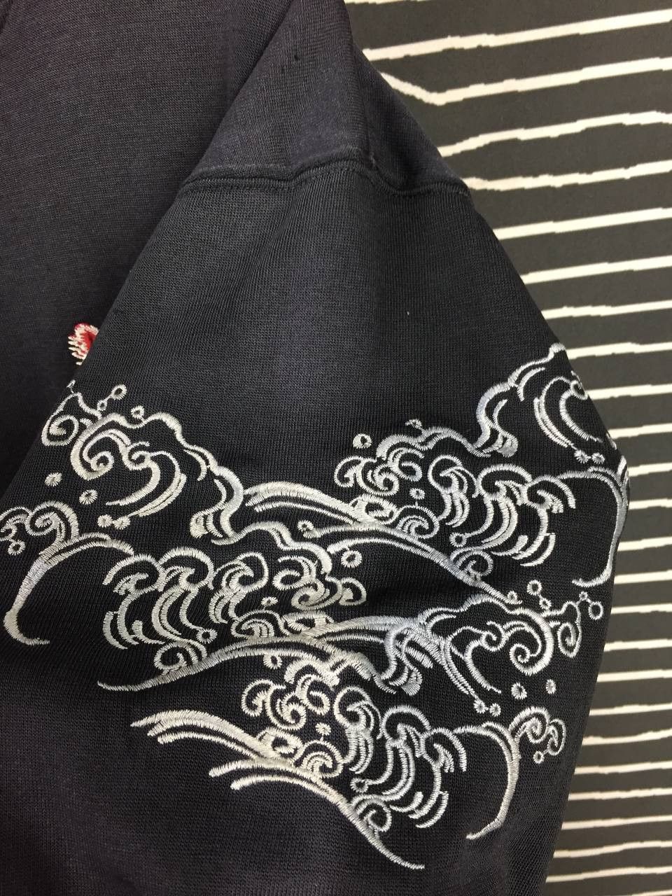 Vintage Vtg Nagomi Japanese Art Koi Fish Embroidery Sweatshirt Size US M / EU 48-50 / 2 - 7 Thumbnail