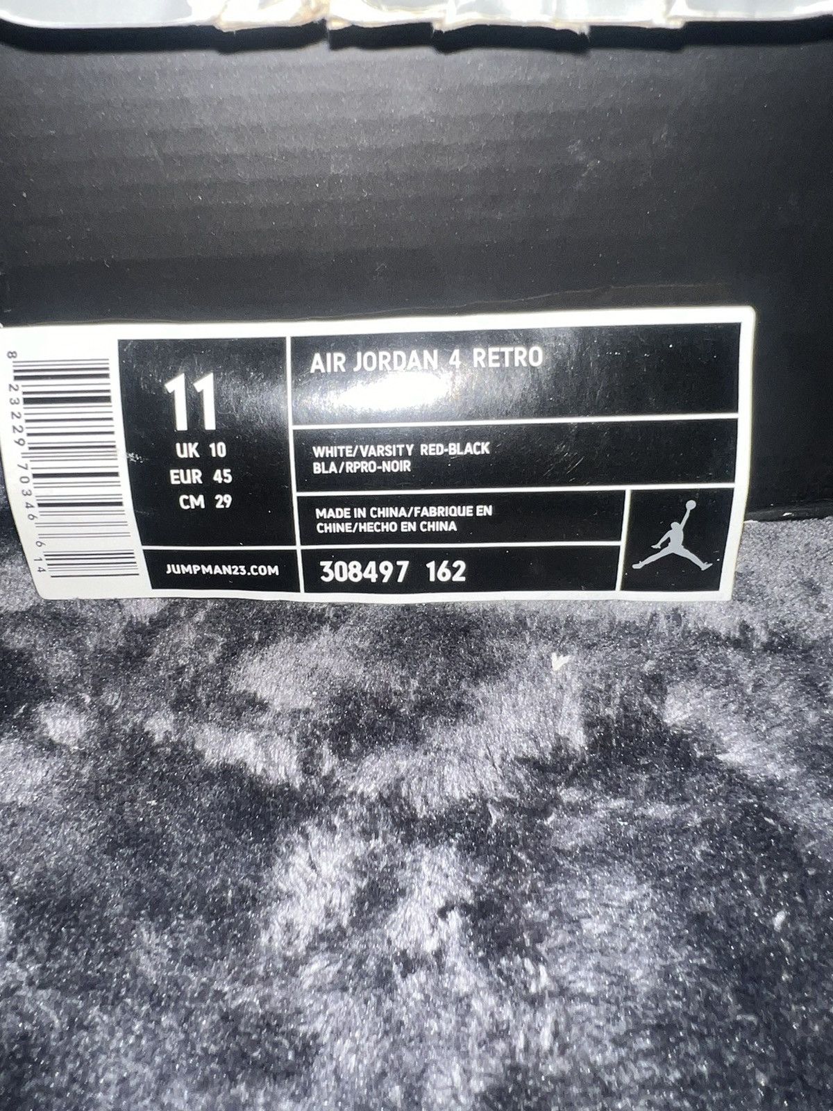 Nike Air Jordan 4 Retro 'Mars Blackmon' Size US 11 / EU 44 - 9 Thumbnail