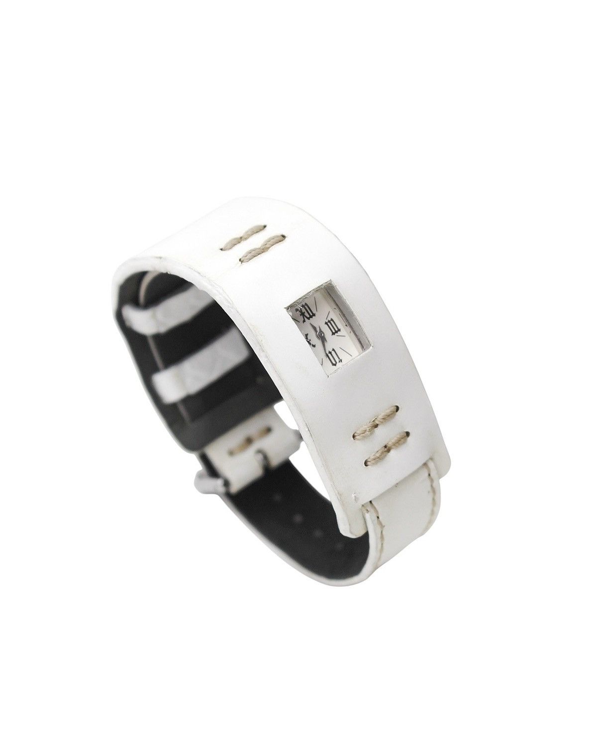 Issey Miyake × Seiko 2000S CABANE DE ZUCCA WHITE LEATHER CUFF WATCH Size ONE SIZE - 7 Thumbnail