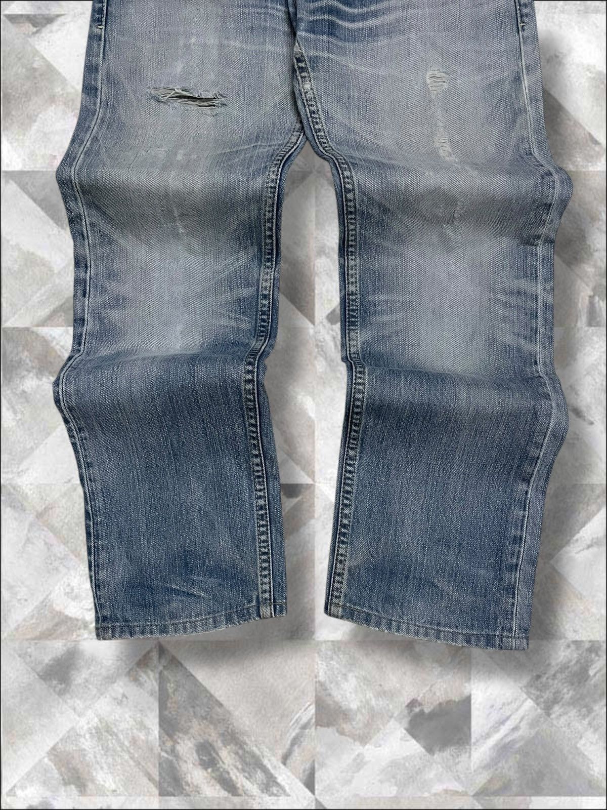 Levi's Vintage Clothing Vintage Og Designer Levis 504 Distressed Straight Denim Size US 30 / EU 46 - 3 Thumbnail