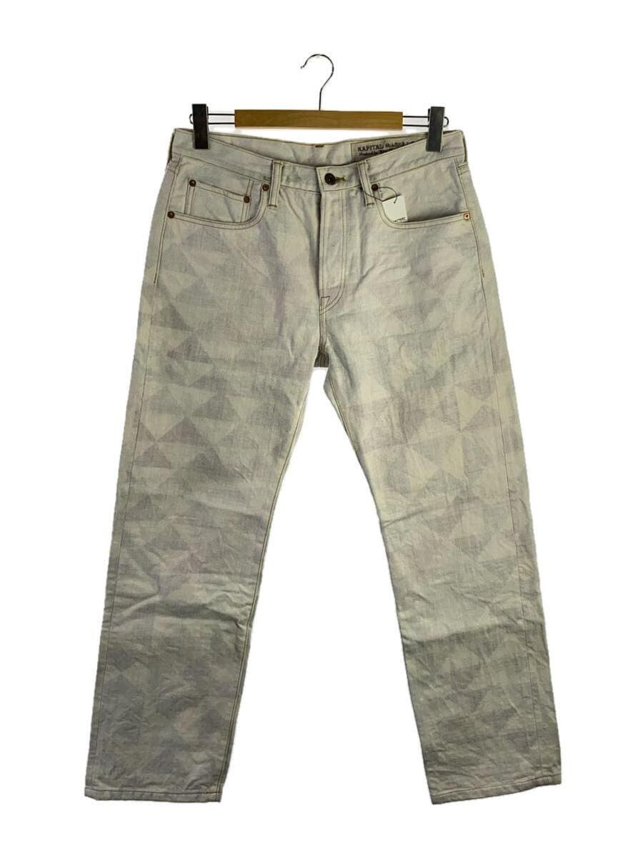 image of Kapital Triangle Denim in White, Men's (Size 32)