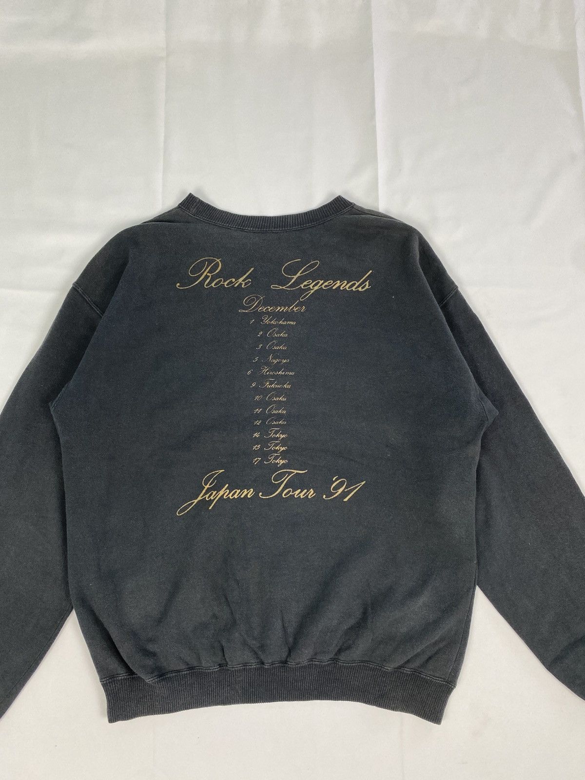 Vintage Vtg Eric Clapton Japan Tour sweatshirt Size US M / EU 48-50 / 2 - 6 Thumbnail