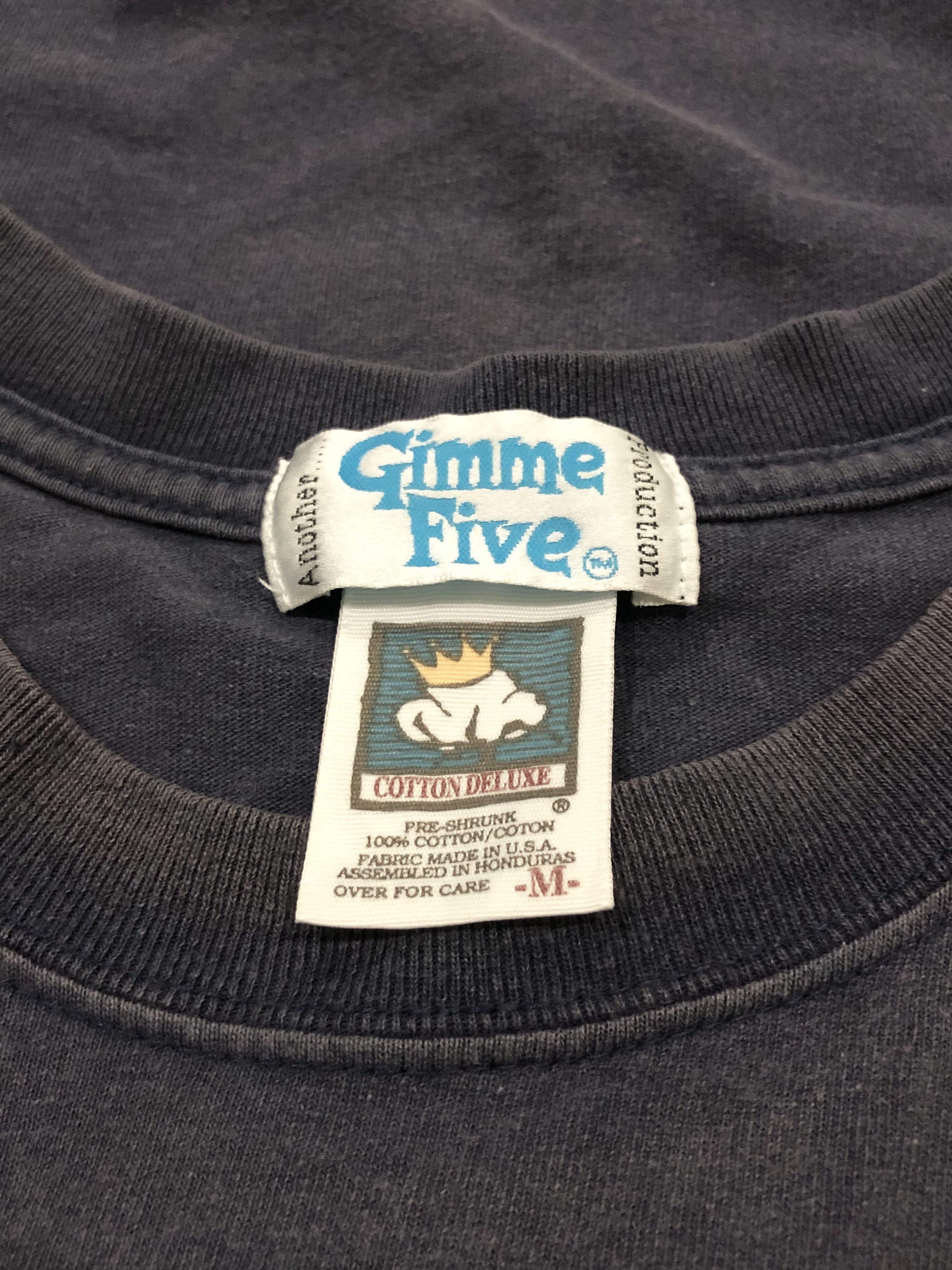 Band Tees × Japanese Brand × Vintage Vintage Worn Gimme Five James Brown Tees Size US M / EU 48-50 / 2 - 4 Thumbnail