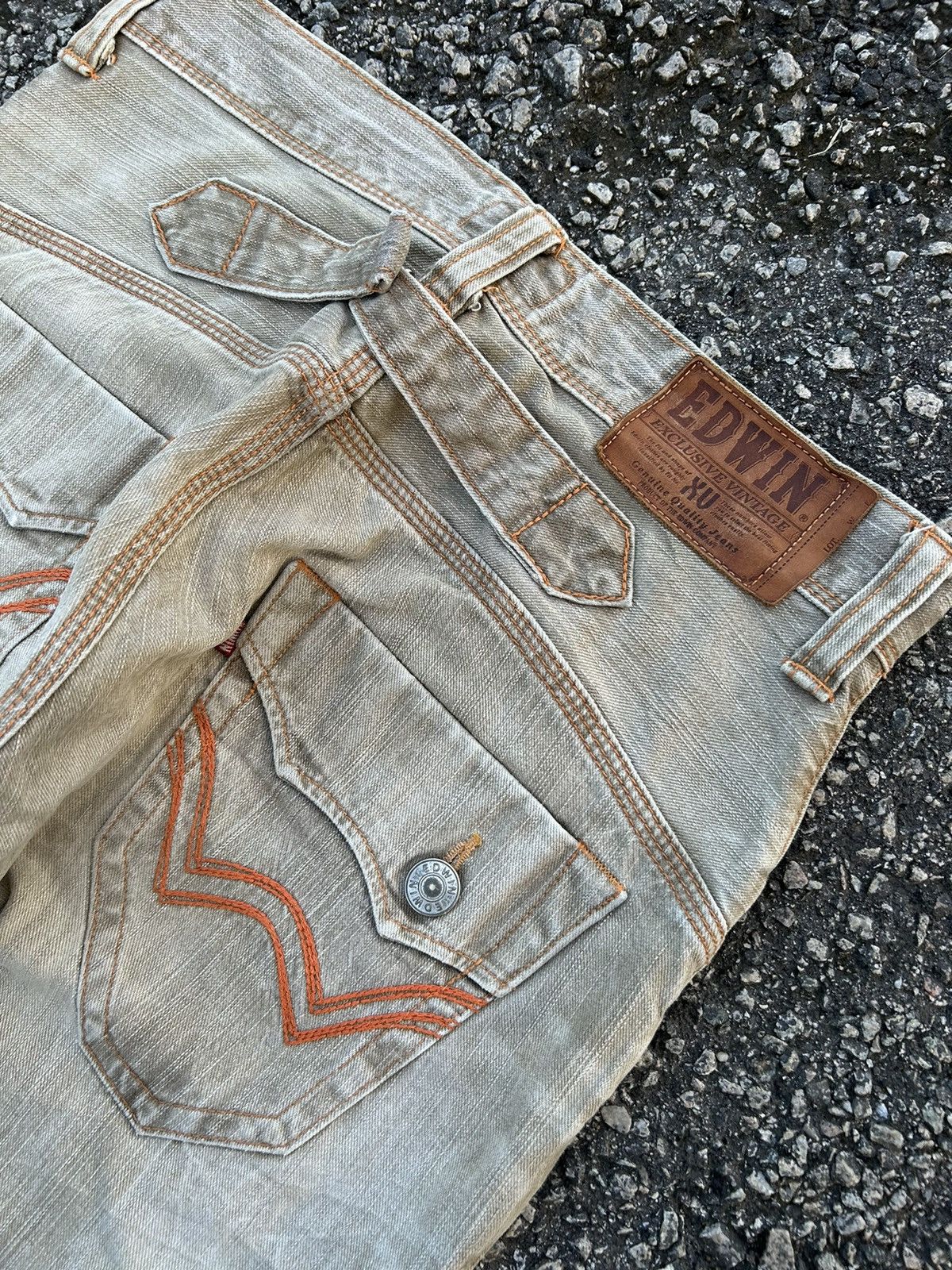 If Six Was Nine × KMRii × Le Grande Bleu (L.G.B.) Flare Edwin Exclusive Vintage Bucke Back Denim Jeans Size US 32 / EU 48 - 8 Thumbnail