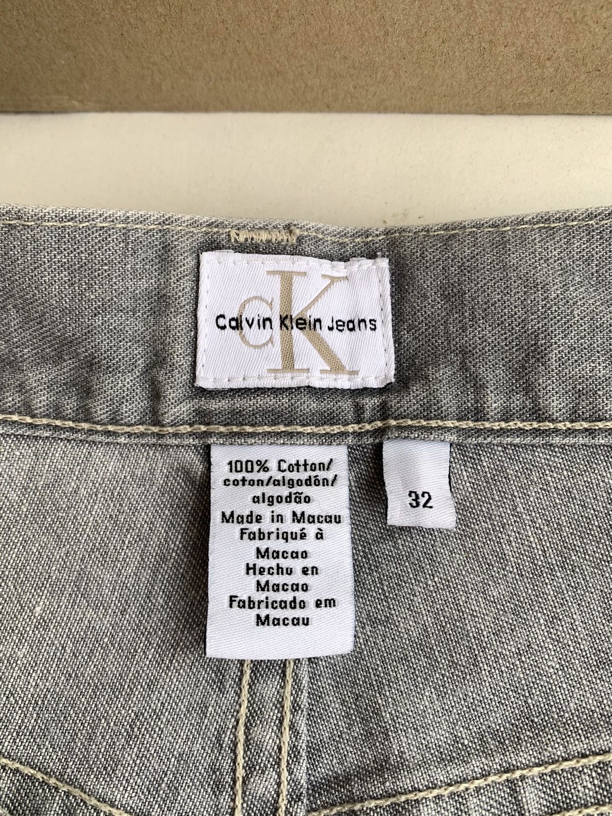 Calvin Klein Calvin Klein Vintage Jeans Grey Denim Size 32 Size US 32 / EU 48 - 10 Thumbnail