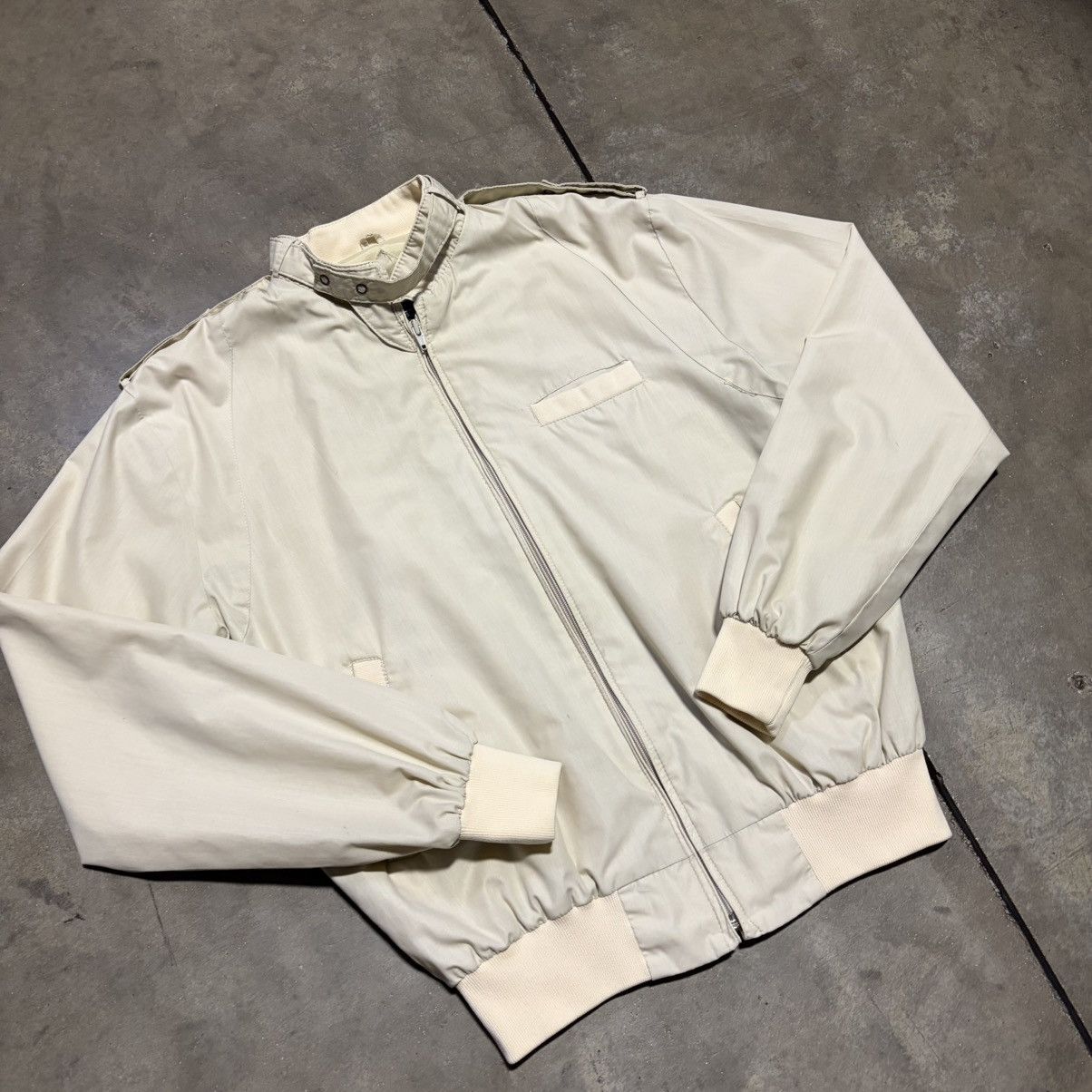 Vintage Vintage 80s Cafe Racer Bomber Jacket Lightweight Zip Up Size US M / EU 48-50 / 2 - 2 Thumbnail