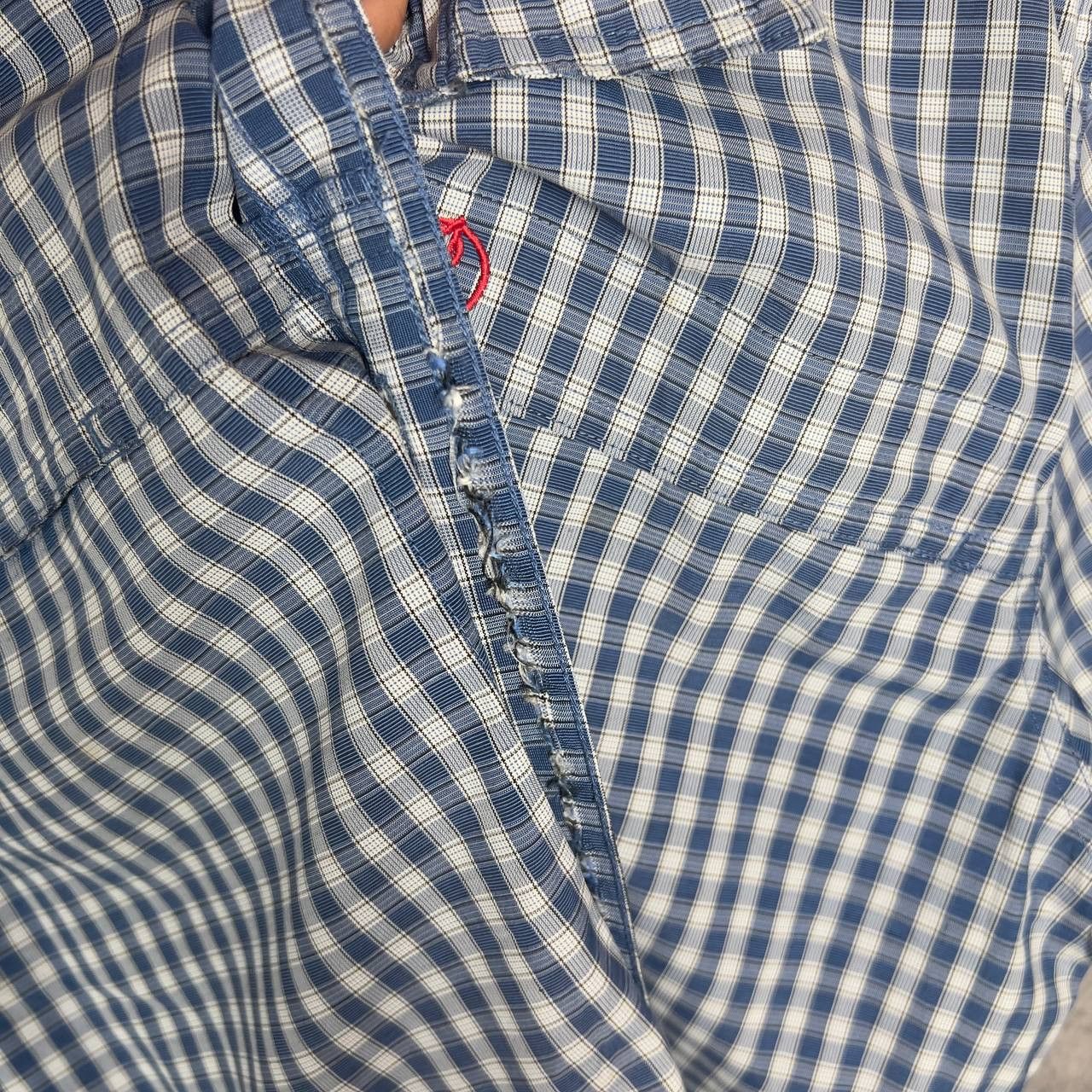 Fjallraven Fjallraven Shirt Plaid Men's Size L Blue Short Sleeve` Size US L / EU 52-54 / 3 - 6 Thumbnail
