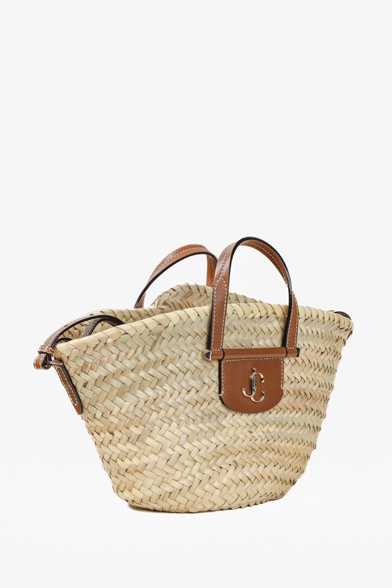 Jimmy Choo Jimmy Choo Macy Small Raffia Cross-Body Tote Bag Size ONE SIZE - 2 Thumbnail