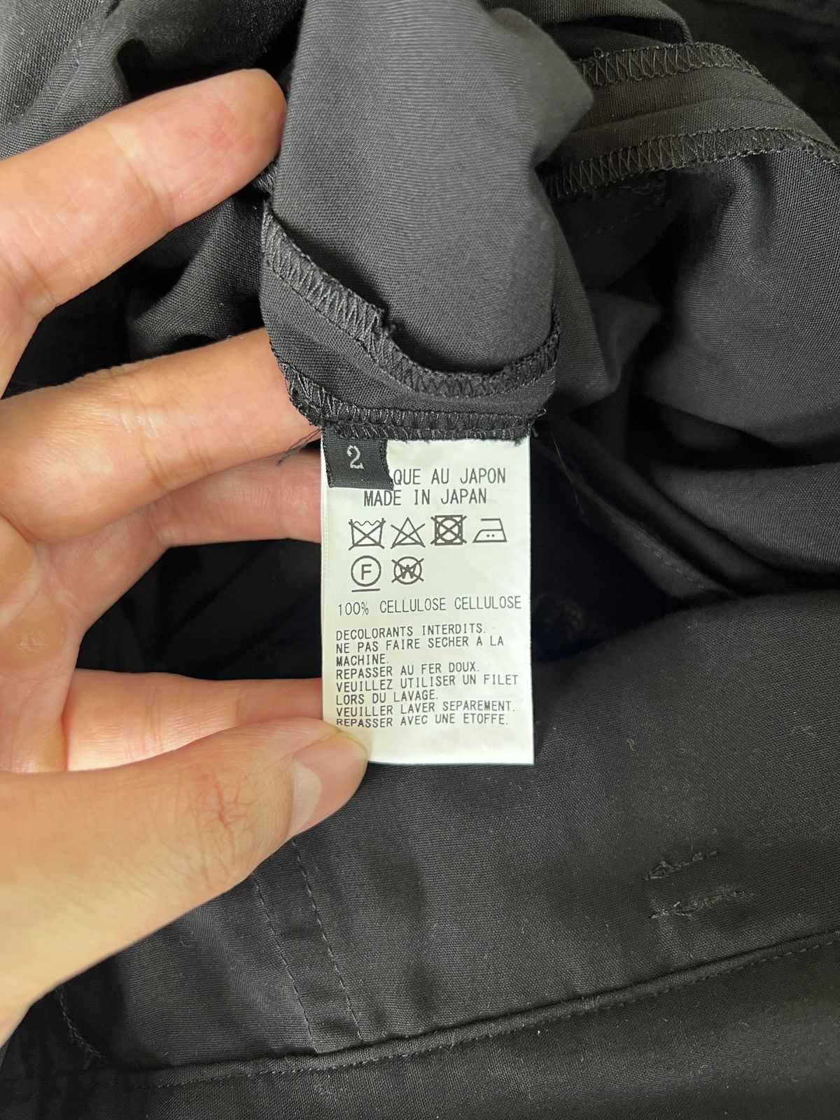 Yohji Yamamoto Y's Yohji Yamamoto - CELLULOSE WIDE PANTS Size US 30 / EU 46 - 9 Thumbnail