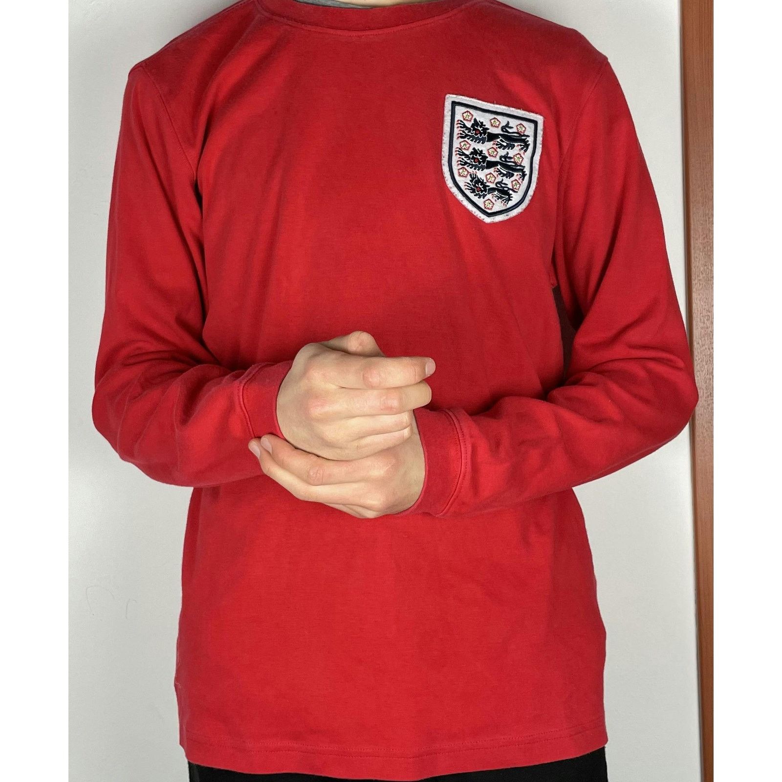 Umbro × Vintage Umbro Men's Red England National Football Team Jersey L Size US L / EU 52-54 / 3 - 2 Thumbnail