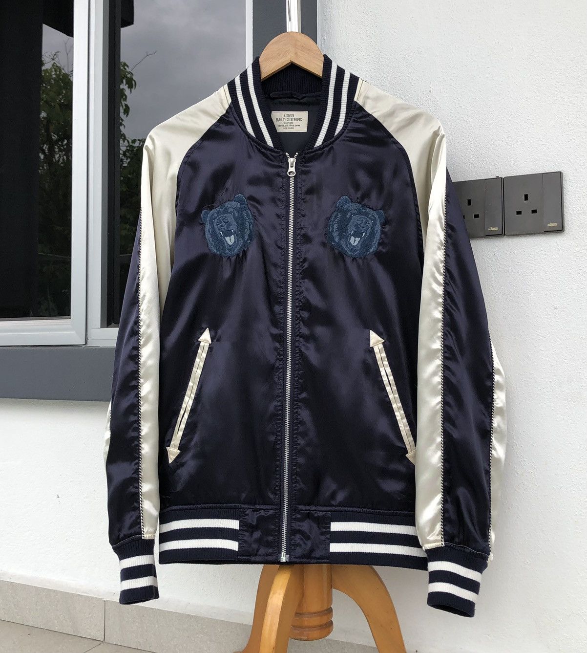 Japanese Brand Japanese Brand Coen Daily Clothing Sukajan Bomber Jacket Size US L / EU 52-54 / 3 - 1 Thumbnail
