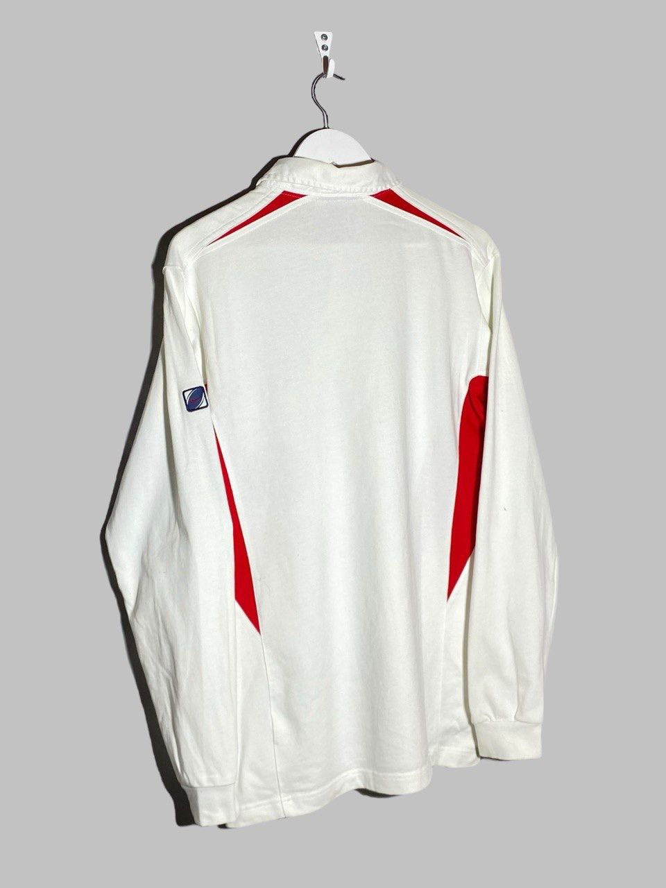 Nike Vintage Nike Rugby Shirt England White Size US L / EU 52-54 / 3 - 2 Thumbnail