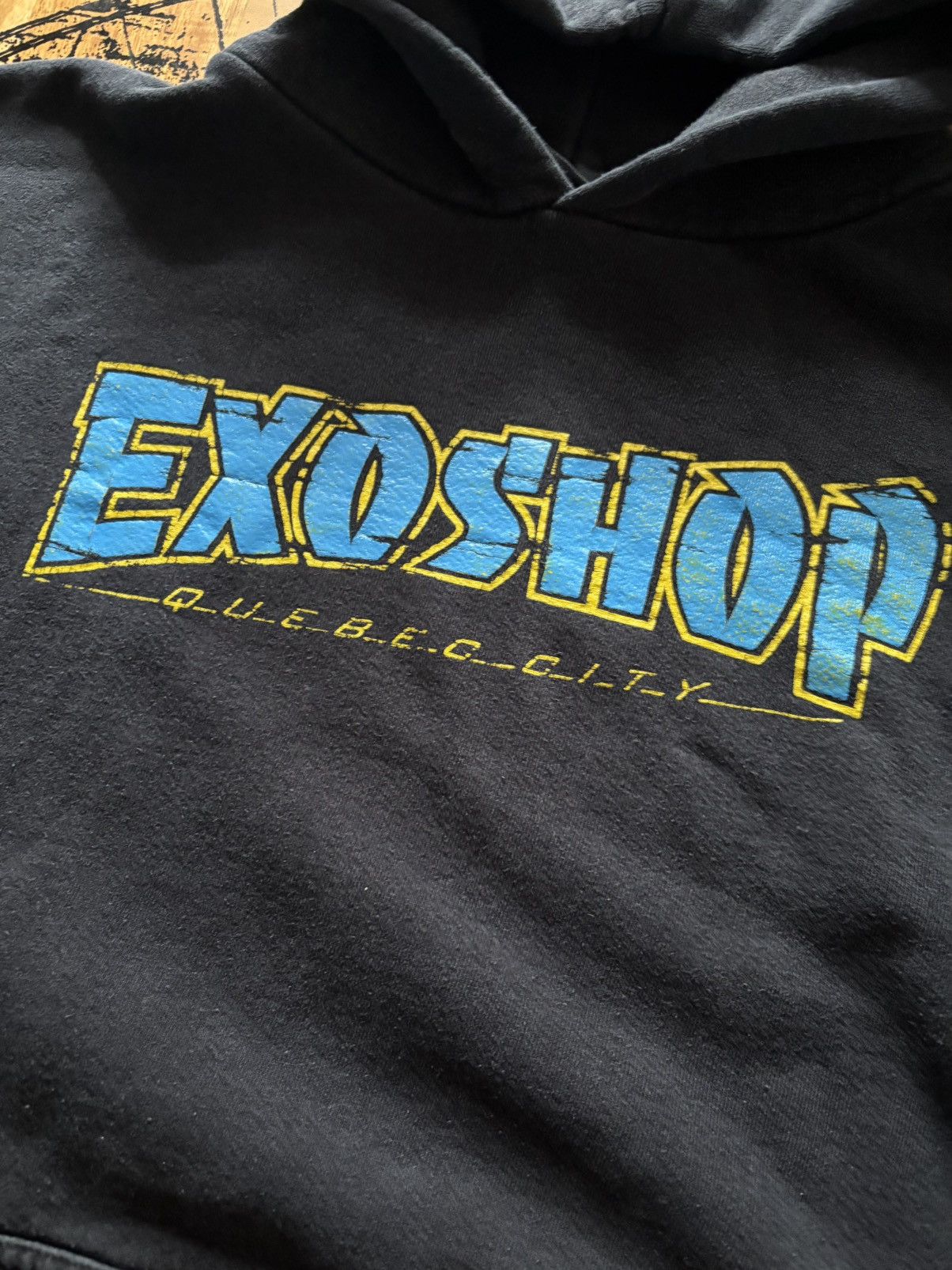 Vintage Vintage EXO Shop Canadian Skate Quebec City Hoodie Size US L / EU 52-54 / 3 - 2 Thumbnail