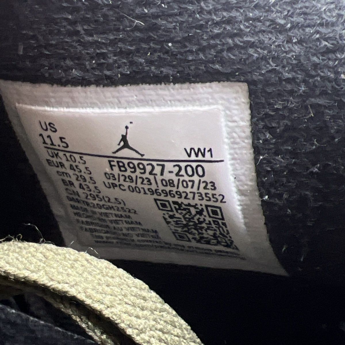Jordan Brand Air Jordan 4 Craft Olive Size US 11.5 / EU 44-45 - 9 Thumbnail