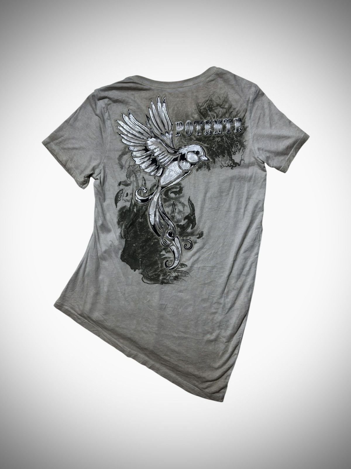 If Six Was Nine 2000’s Prepotente - Asymetrical Punk Grunge T-Shirt Size US M / EU 48-50 / 2 - 4 Thumbnail
