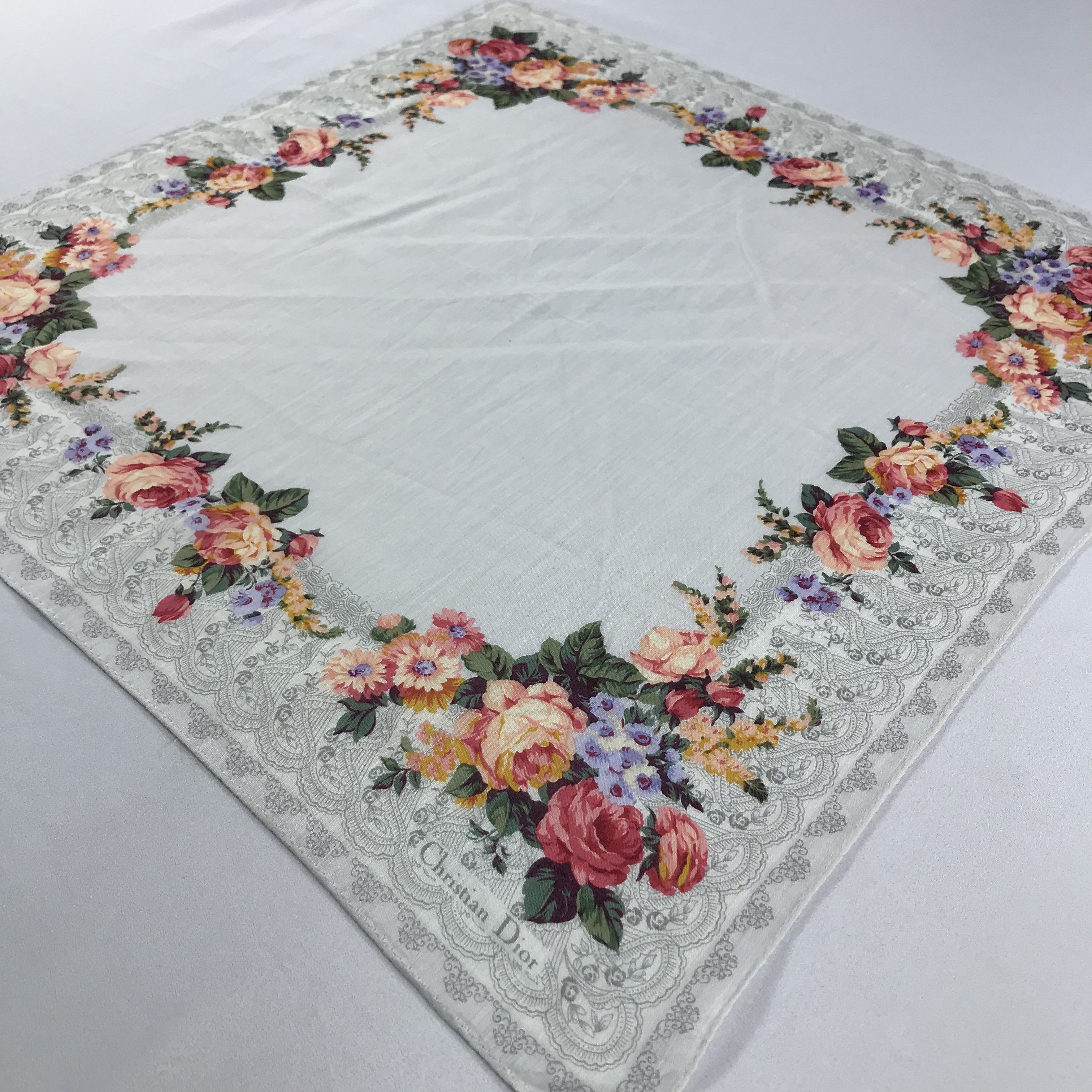 Vintage Christian Dior Bandana / Handkerchief / Neckerchief - S1972 Size ONE SIZE - 2 Thumbnail