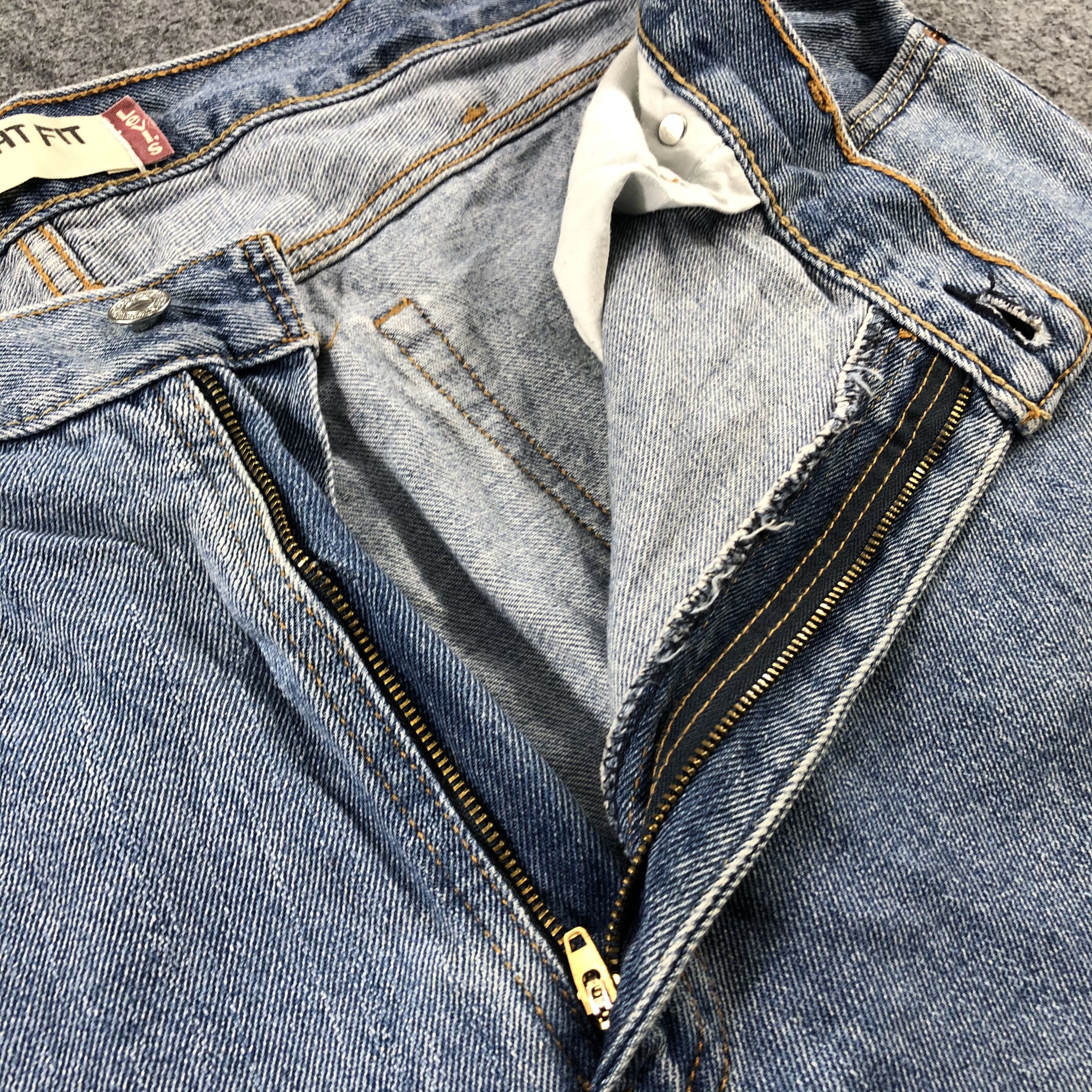 Levi's Vintage Blue Wash Levis 505 Jeans-J2588 Size US 42 / EU 58 - 13 Thumbnail