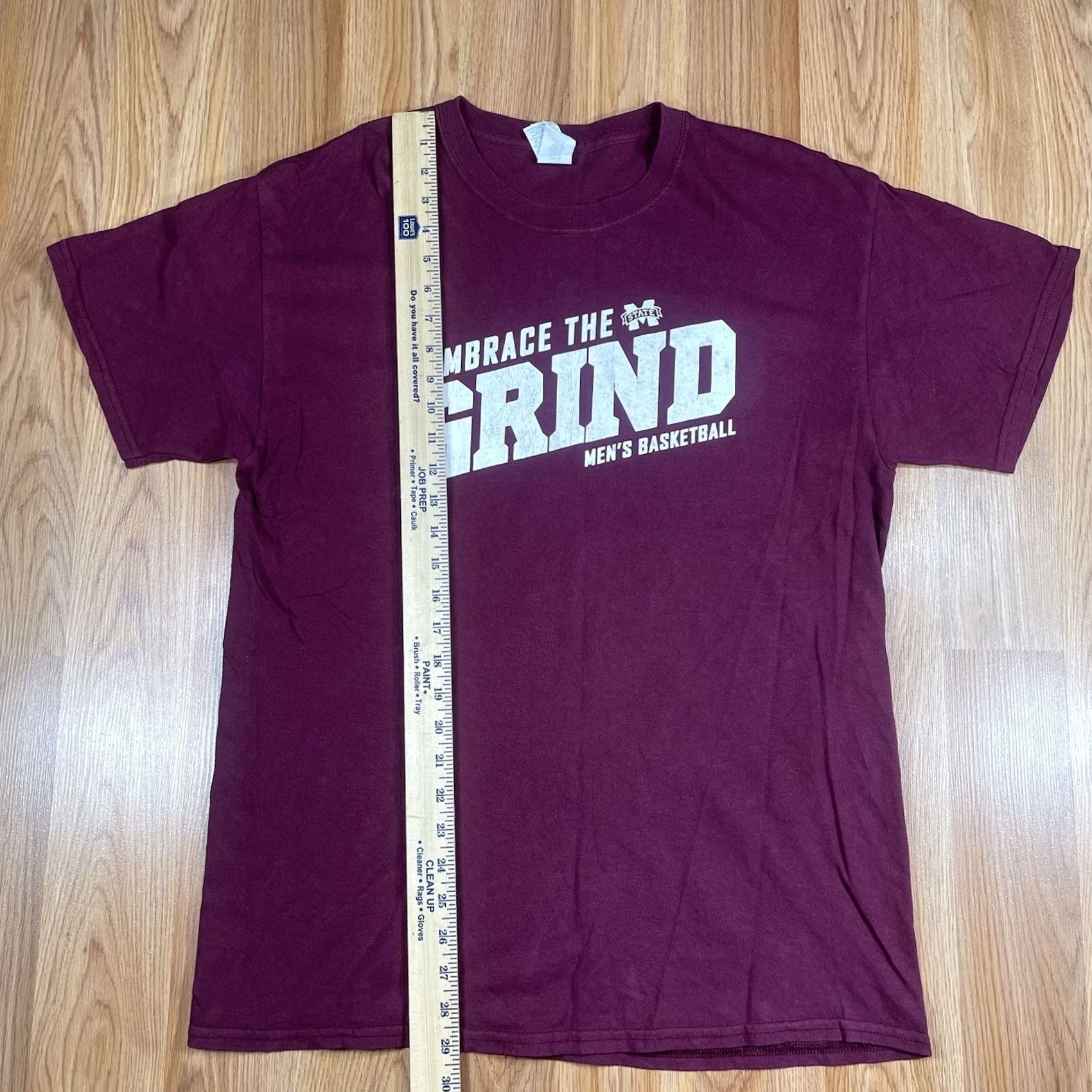 Gildan Gildan Mississippi State T-Shirt Mens Large L Maroon Heavy Cotton CrewNeck Size US L / EU 52-54 / 3 - 3 Thumbnail