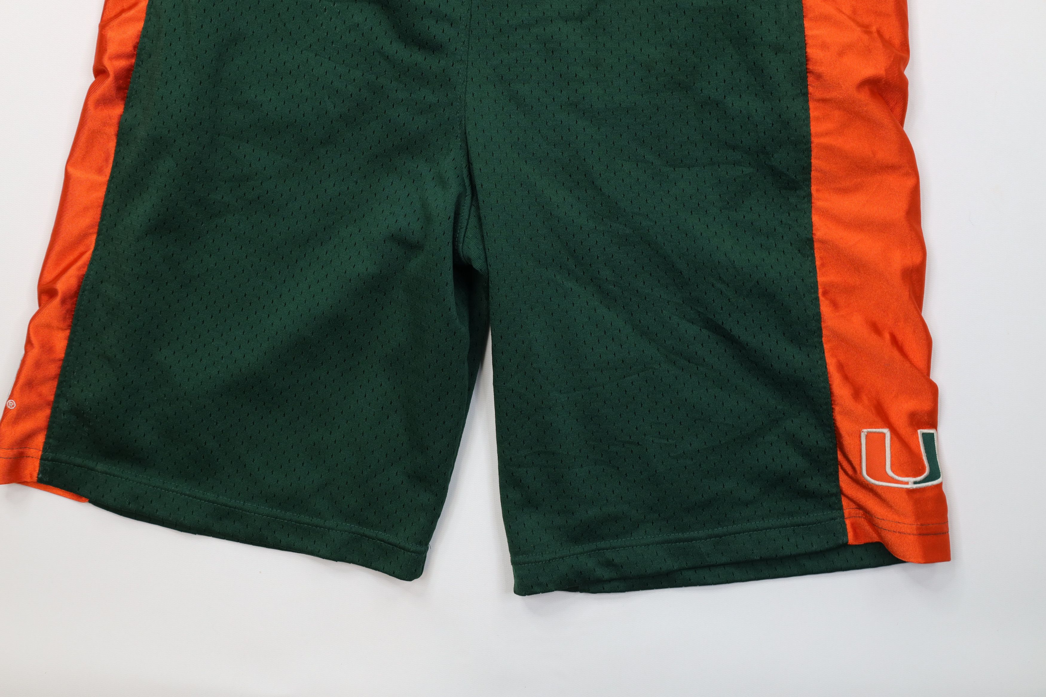 Vintage Vintage University of Miami Hurricanes Mesh Gym Shorts Size US 34 / EU 50 - 15 Thumbnail