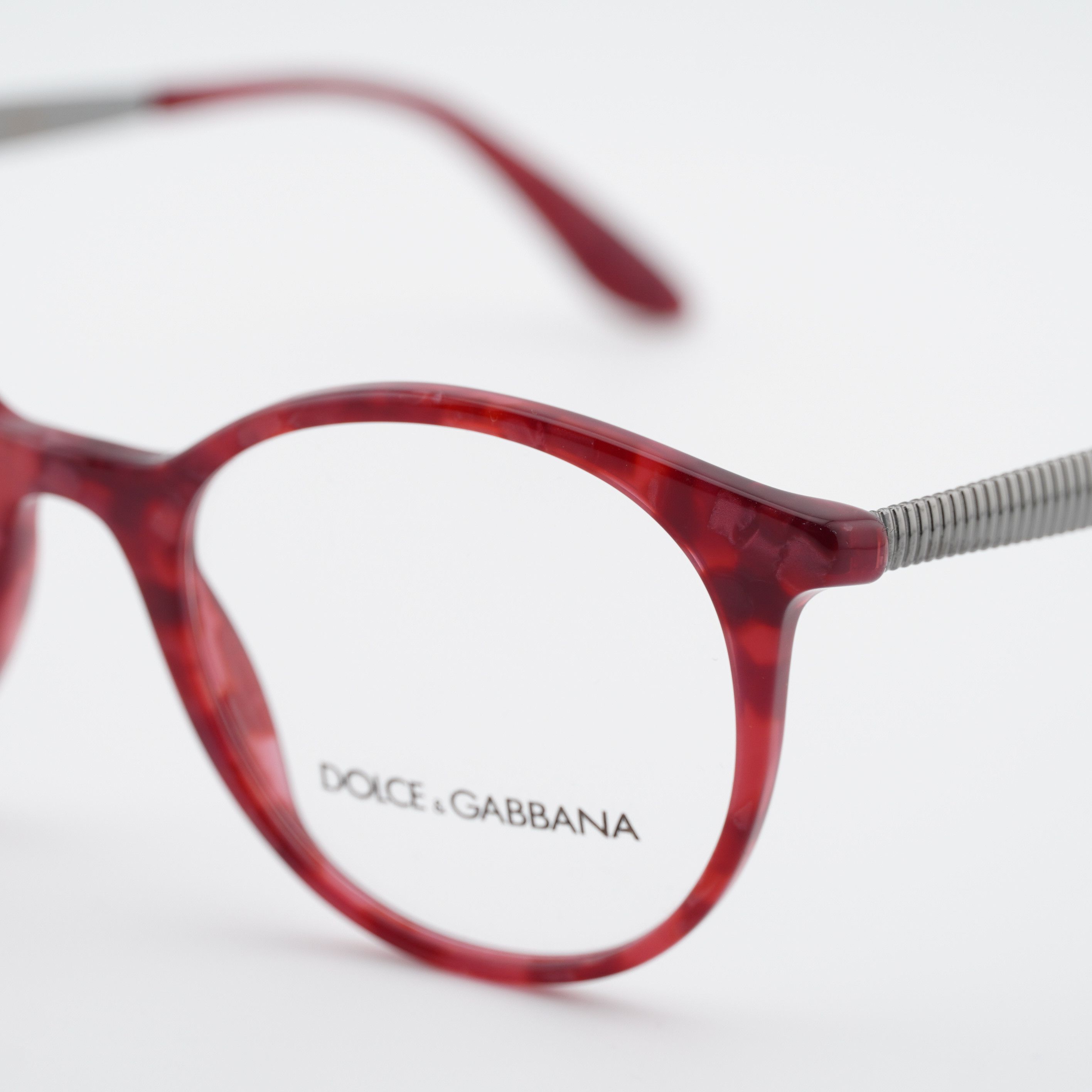 Dolce & Gabbana Dolce & Gabbana DG3292 3175 Eyeglasses Round 50mm Cherry Size ONE SIZE - 2 Thumbnail