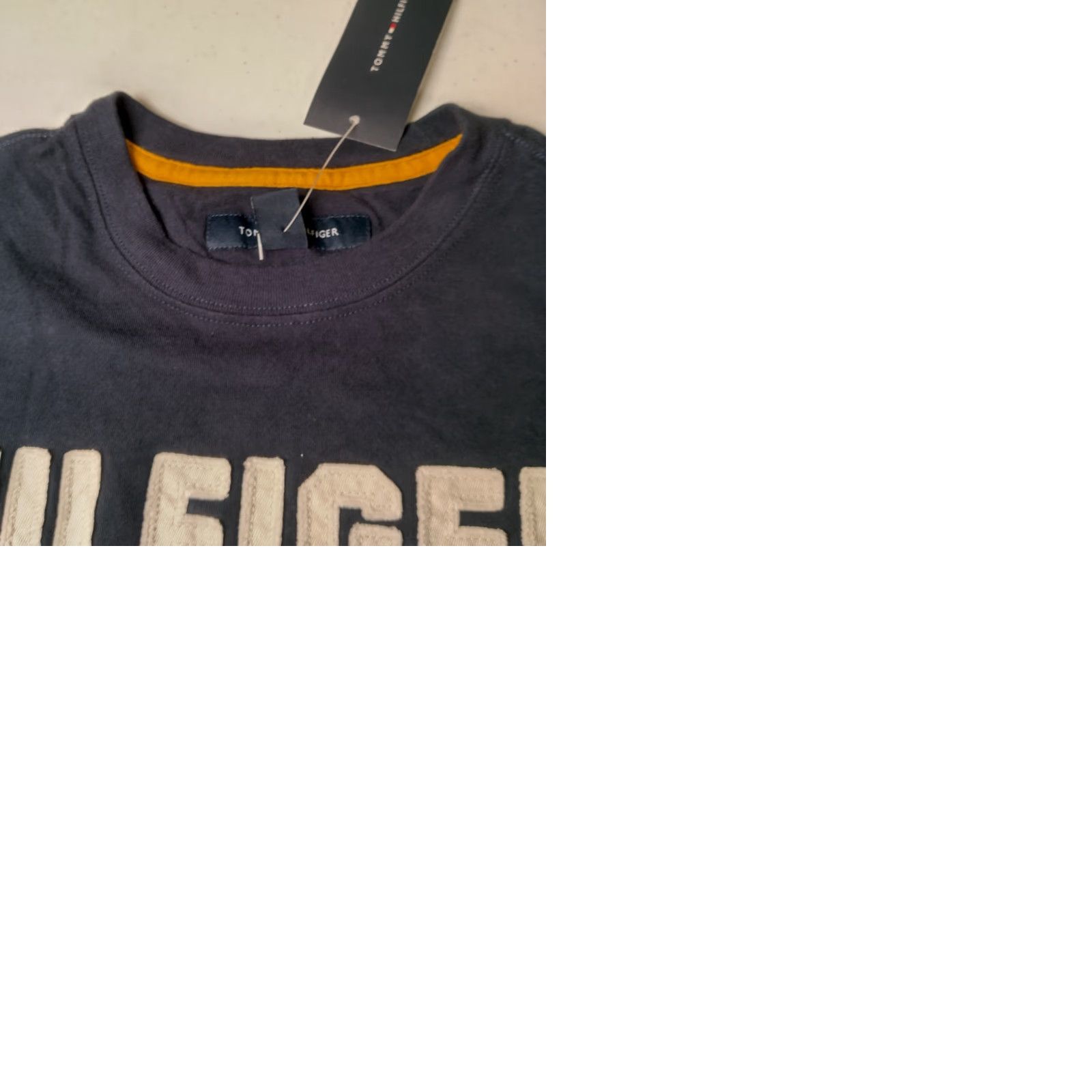 Tommy Hilfiger VINTAGE Tommy Hilfiger Shirt Men XS Navy Blue Graphic T Short Sleeve New 2011 Size US XS / EU 42 / 0 - 10 Thumbnail