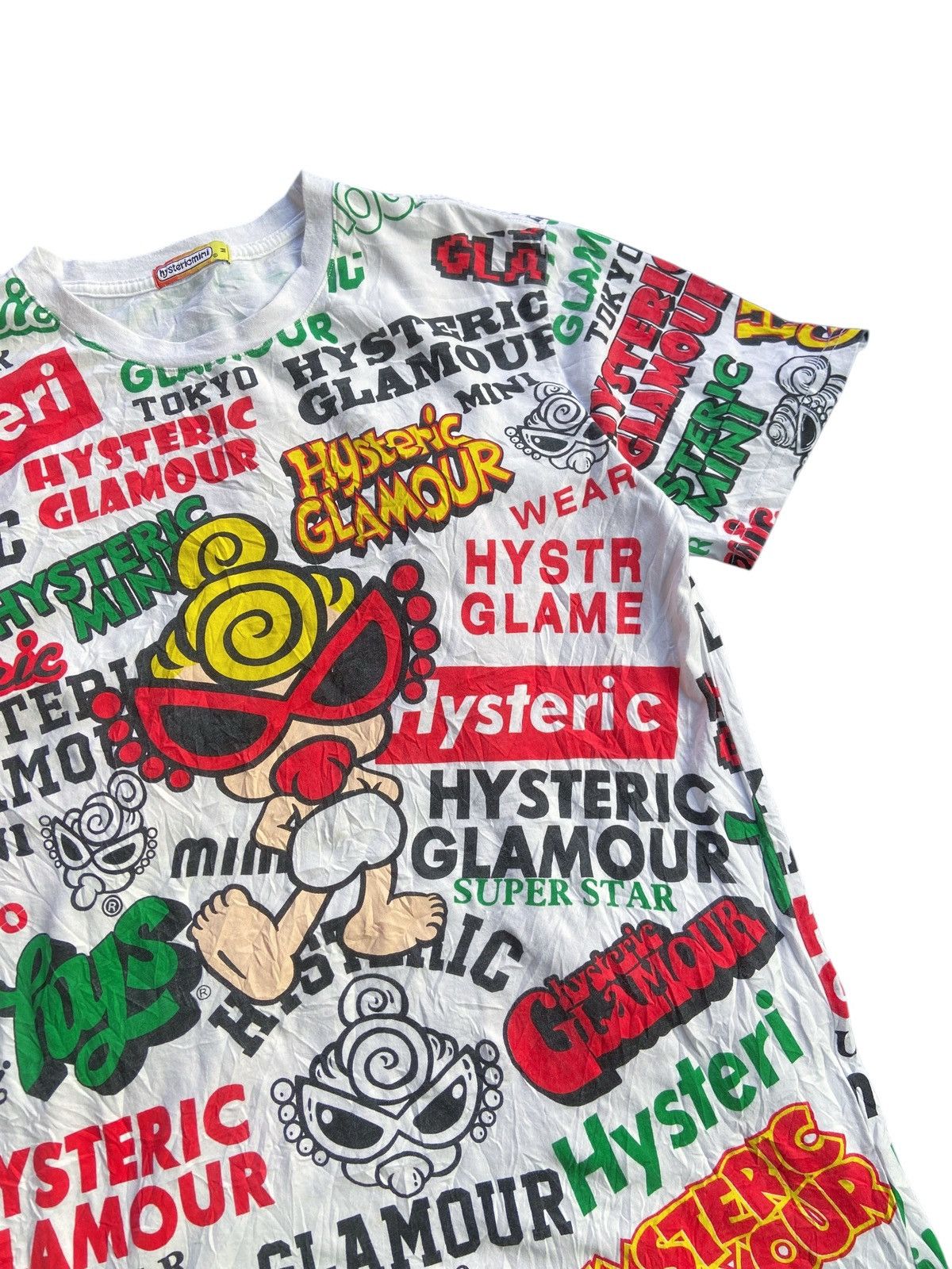 Hysteric Glamour HYSTERIC GLAMOUR BABY ALL OVER PRINT TEE Size US XL / EU 56 / 4 - 4 Thumbnail