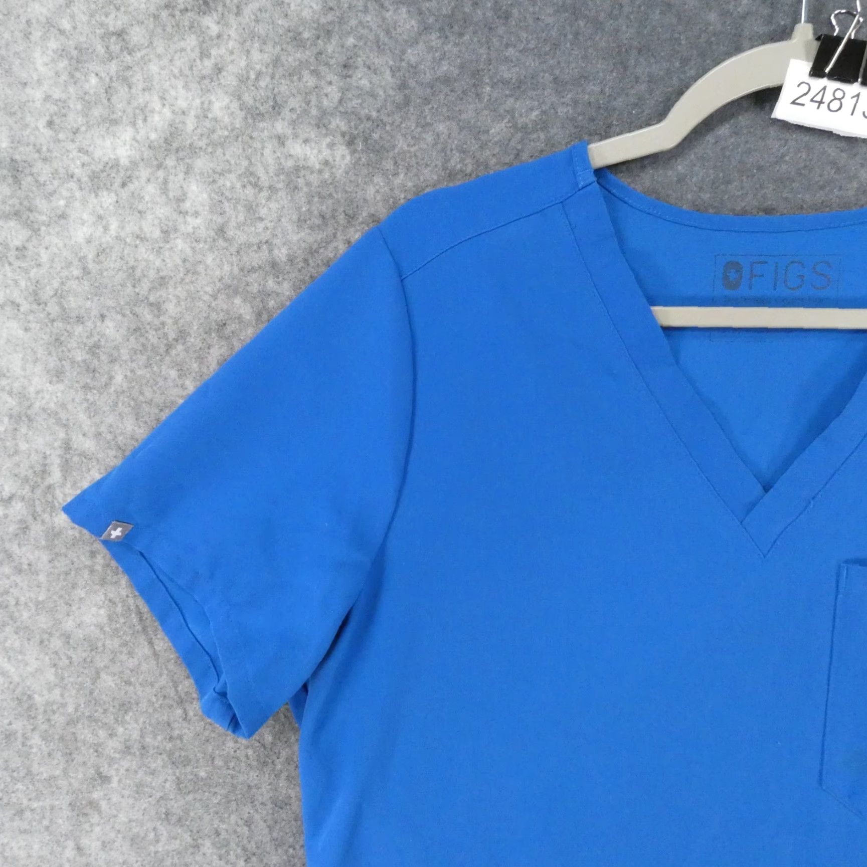Vintage FIGS Scrub Technical Collection Top Womens Large Short Sleeve Blue Size L / US 10 / IT 46 - 3 Thumbnail