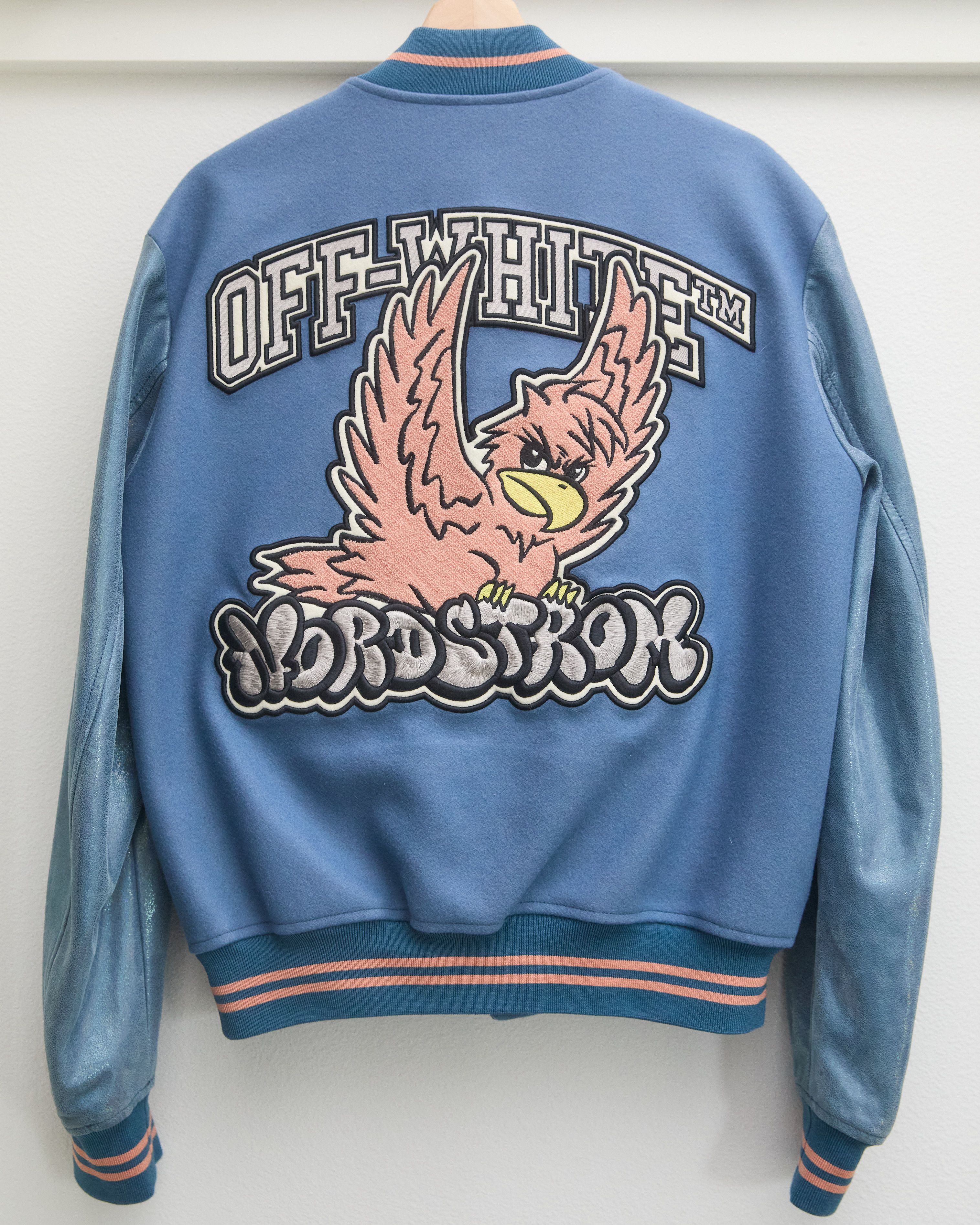 Nordstrom × Off-White Off-White x Nordstrom Strass Varsity Jacket Size US M / EU 48-50 / 2 - 2 Thumbnail