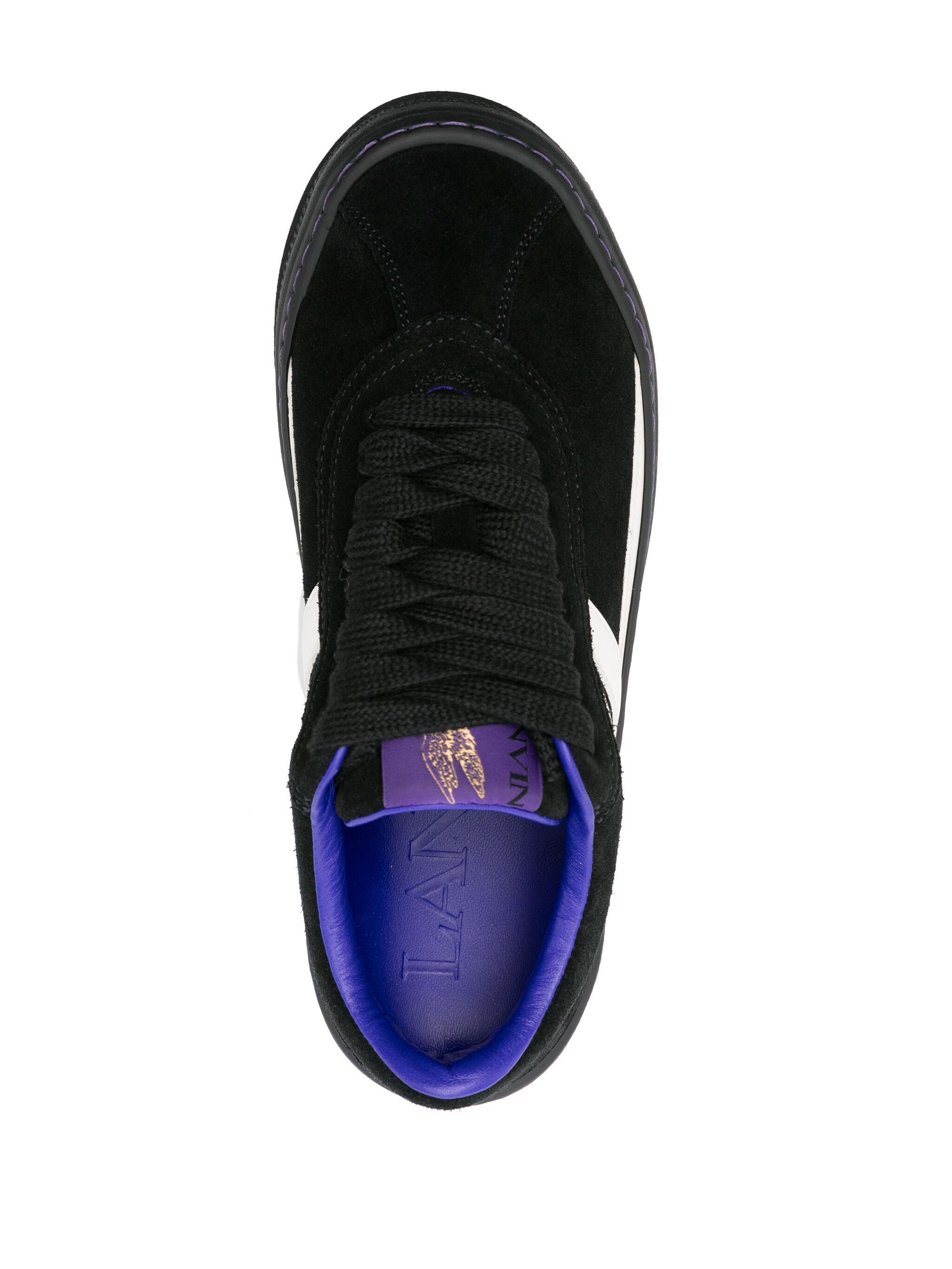 Future × Lanvin os11x1224 Dup / Edition Low-Top Cash Sneakers in Black/White Size US 6 / IT 36 - 4 Thumbnail