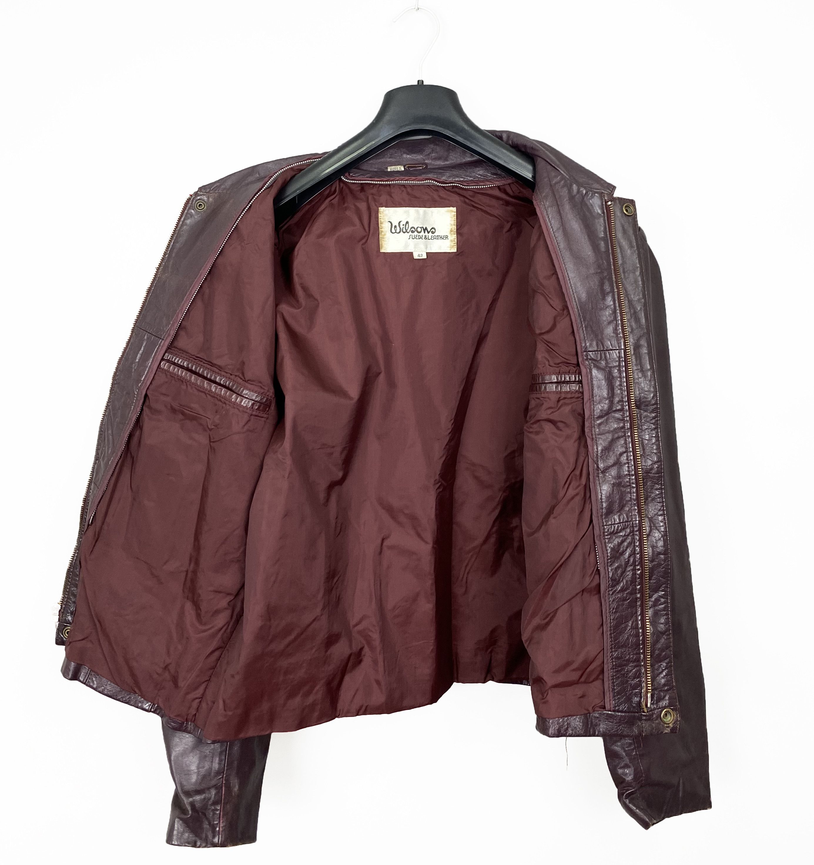 Wilsons Leather Vintage WILSONS Leather Jacket Made in Korea Size 42 Size US XS / EU 42 / 0 - 7 Thumbnail