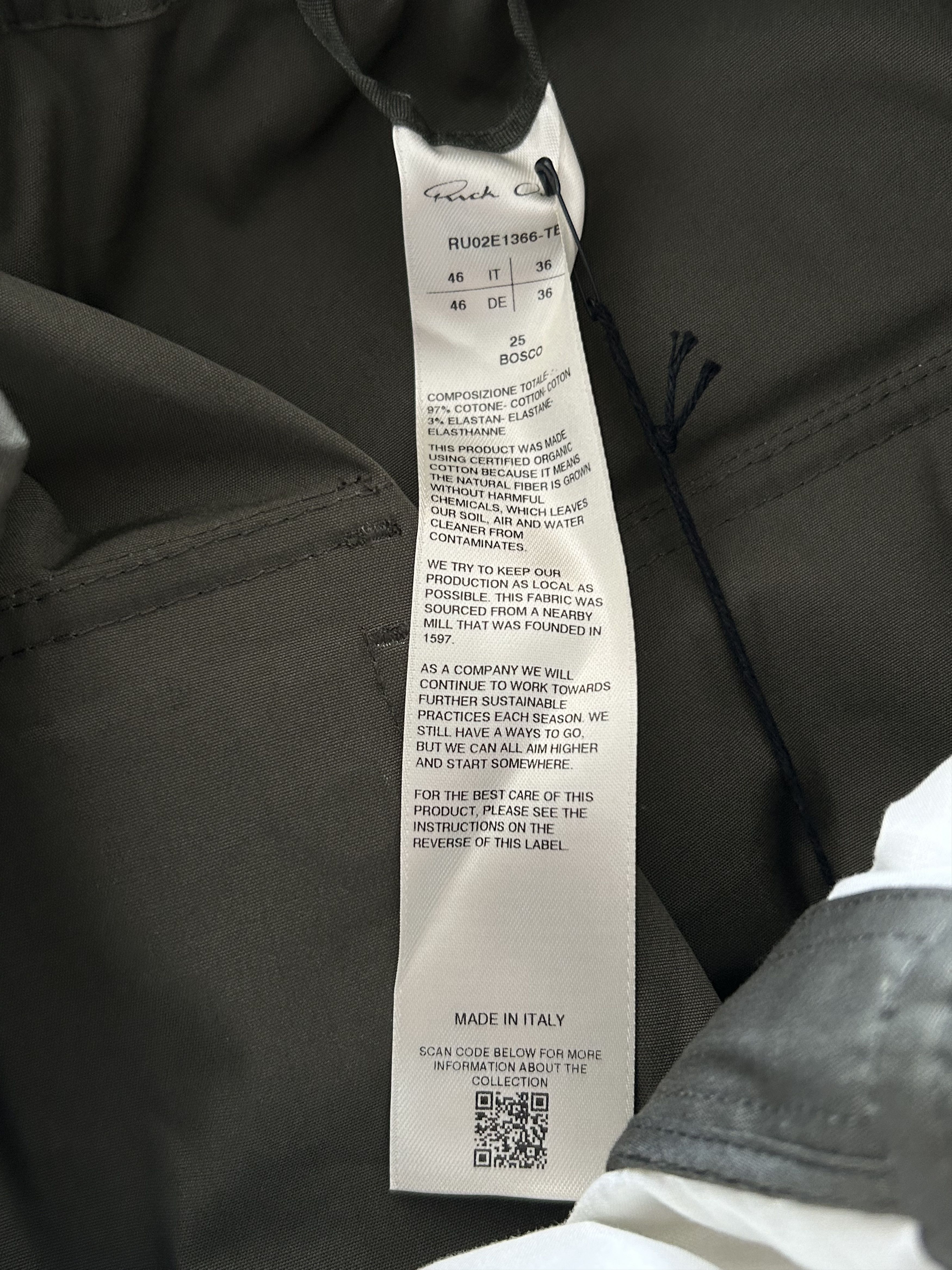 Rick Owens Rick Owens Olive Cargo Bela Wide Pants Size US 32 / EU 48 - 3 Thumbnail